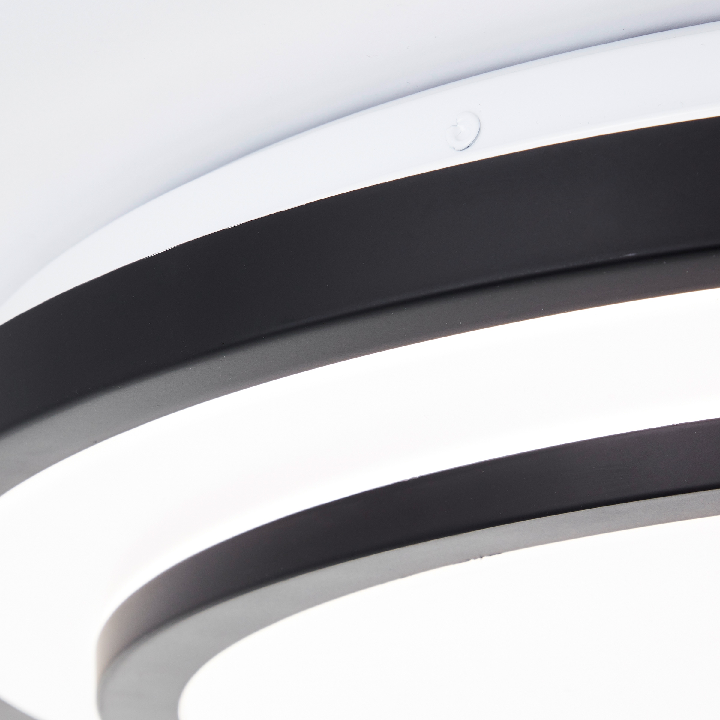 BreLight LED Wandleuchte »Luciano«, D 50 cm, 3800 lm, 3000-6500 K, 36 W, dimmbar, CCT, Fernbedienung