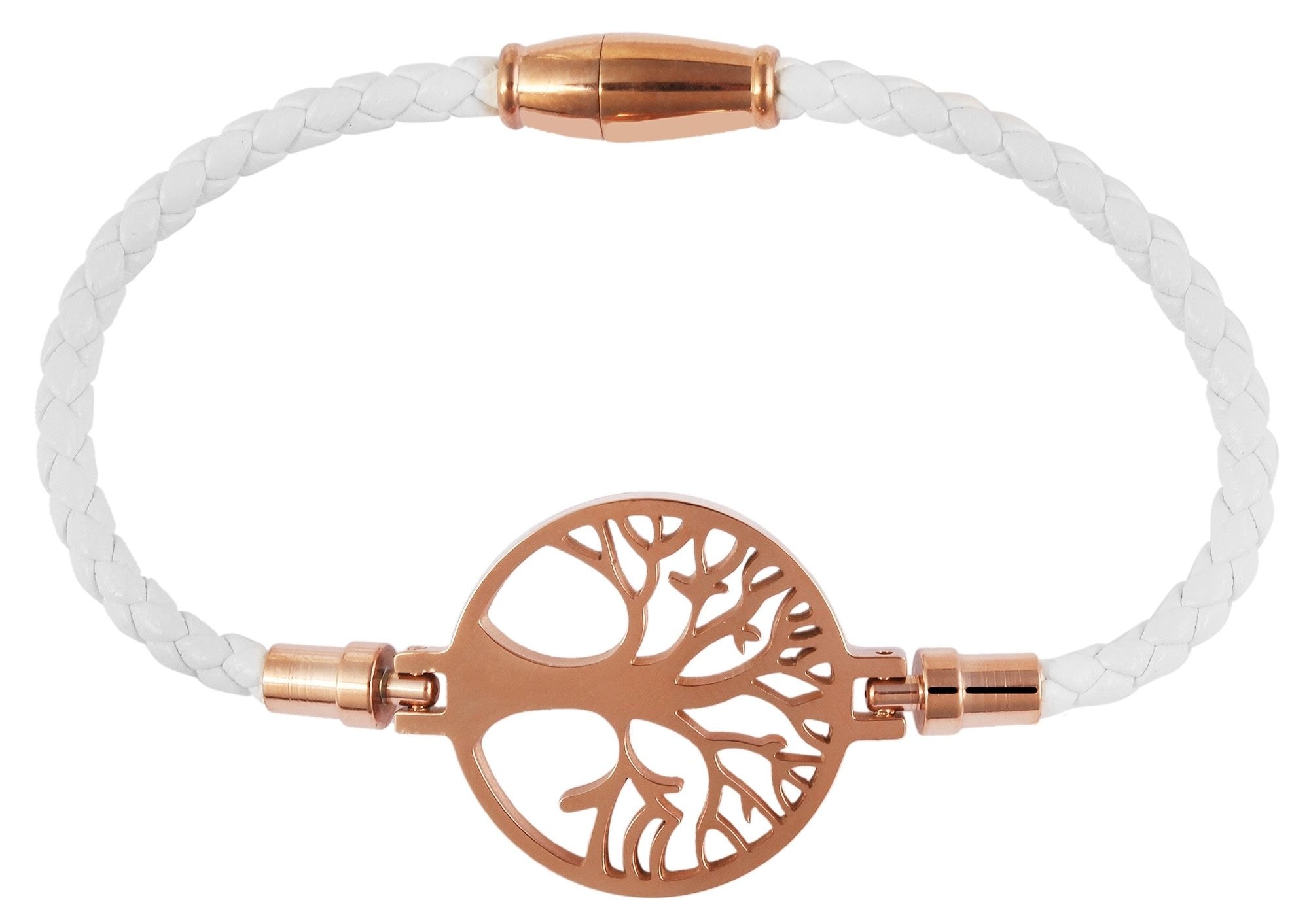 Adelia´s Armband »Damen Armband ¿ Lebensbaum aus Leder 18 cm«
