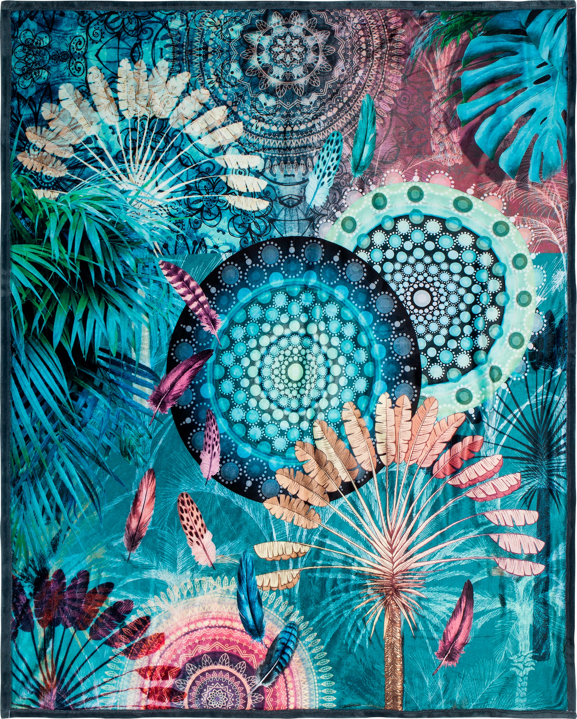 hip Plaid »Kanya«, mit Mandalas