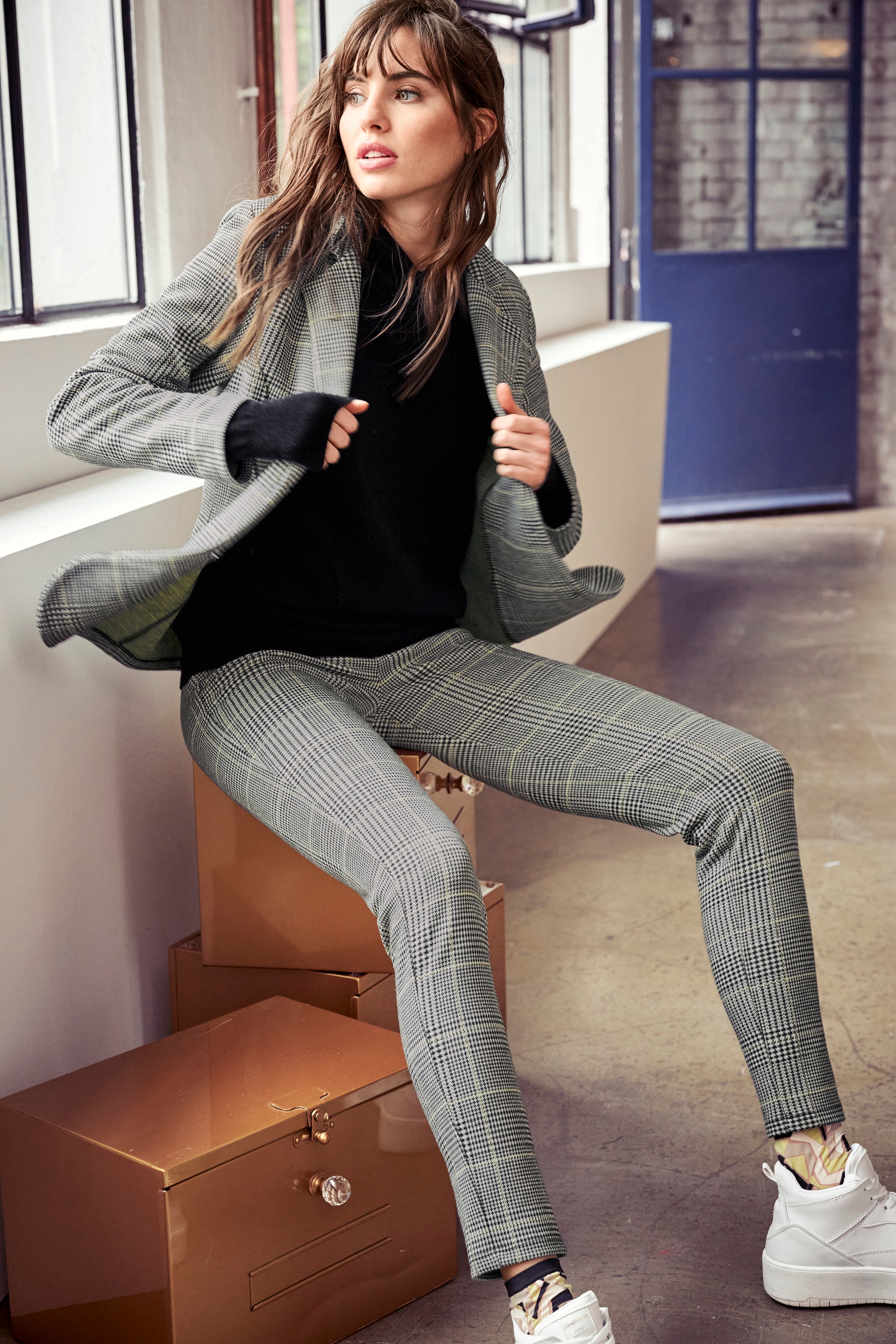 Aniston CASUAL Leggings, im Karo-Dessin bei OTTOversand