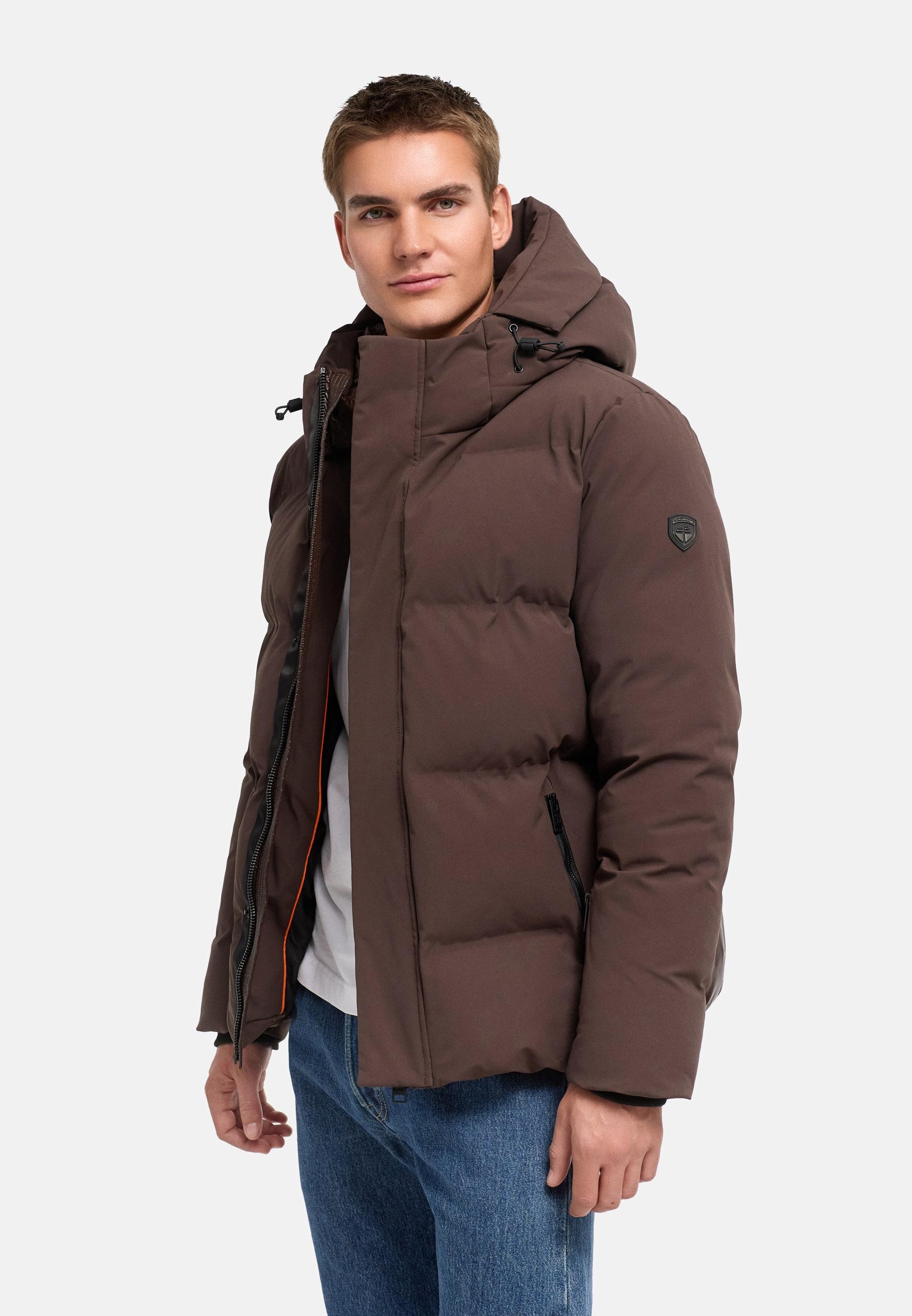 Stone Harbour Winterjacke »Winterjacke Nerioo XX« mit Kapuze Herren Jacke im Stepp-Materialmix mit Kapuze
