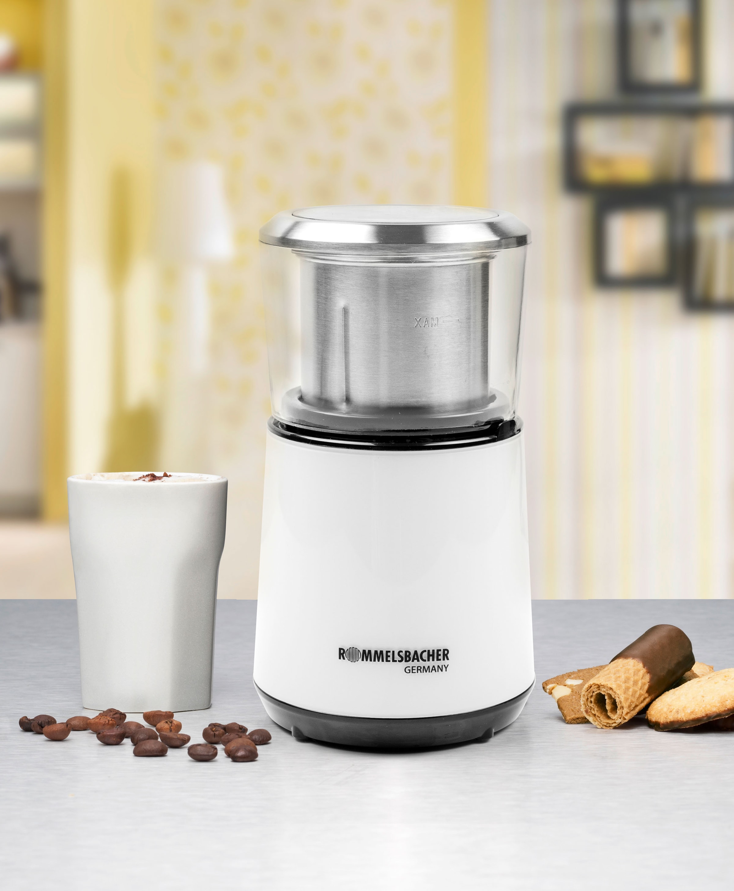 Rommelsbacher Kaffeemühle »EKM 125«, 200 W, Schlagmahlwerk, 50 g Bohnenbehälter