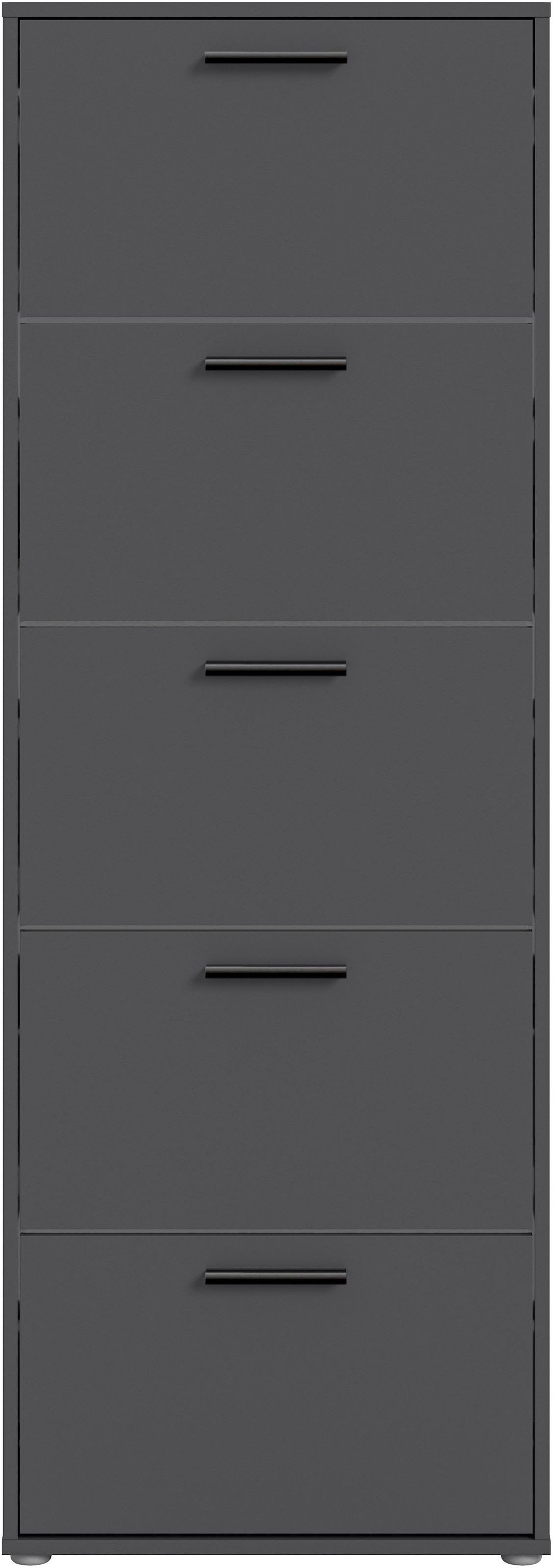 HBZ Schuhkommode »Sam Schuhkipper, Schuhschrank BxHxT 59x169x17 cm«, (1 St.), mit 5 Klappen