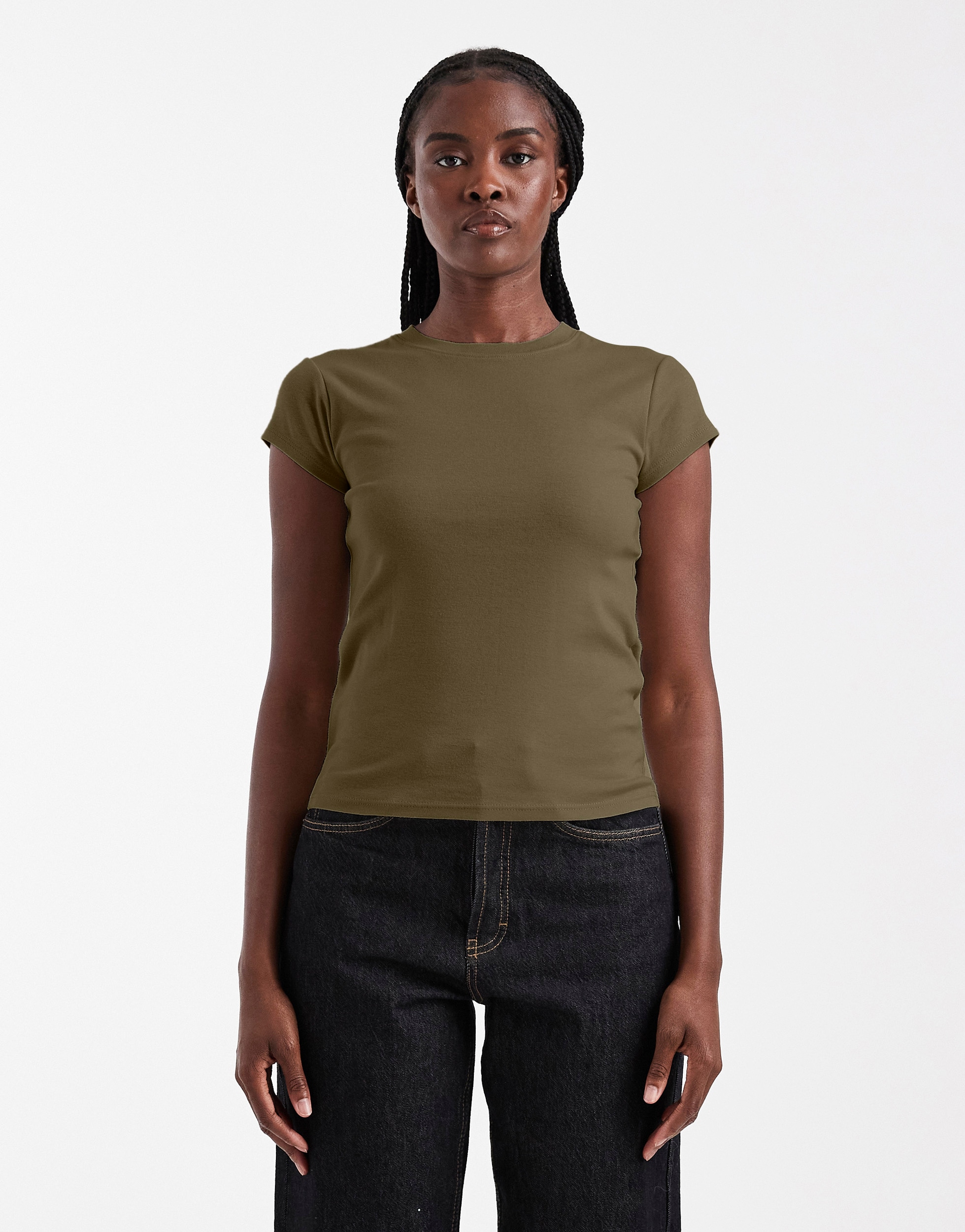TOPSHOP Rundhalsshirt »TSEVERYDAY SS TOP JRS NOOS« Baumwolle, regular fit