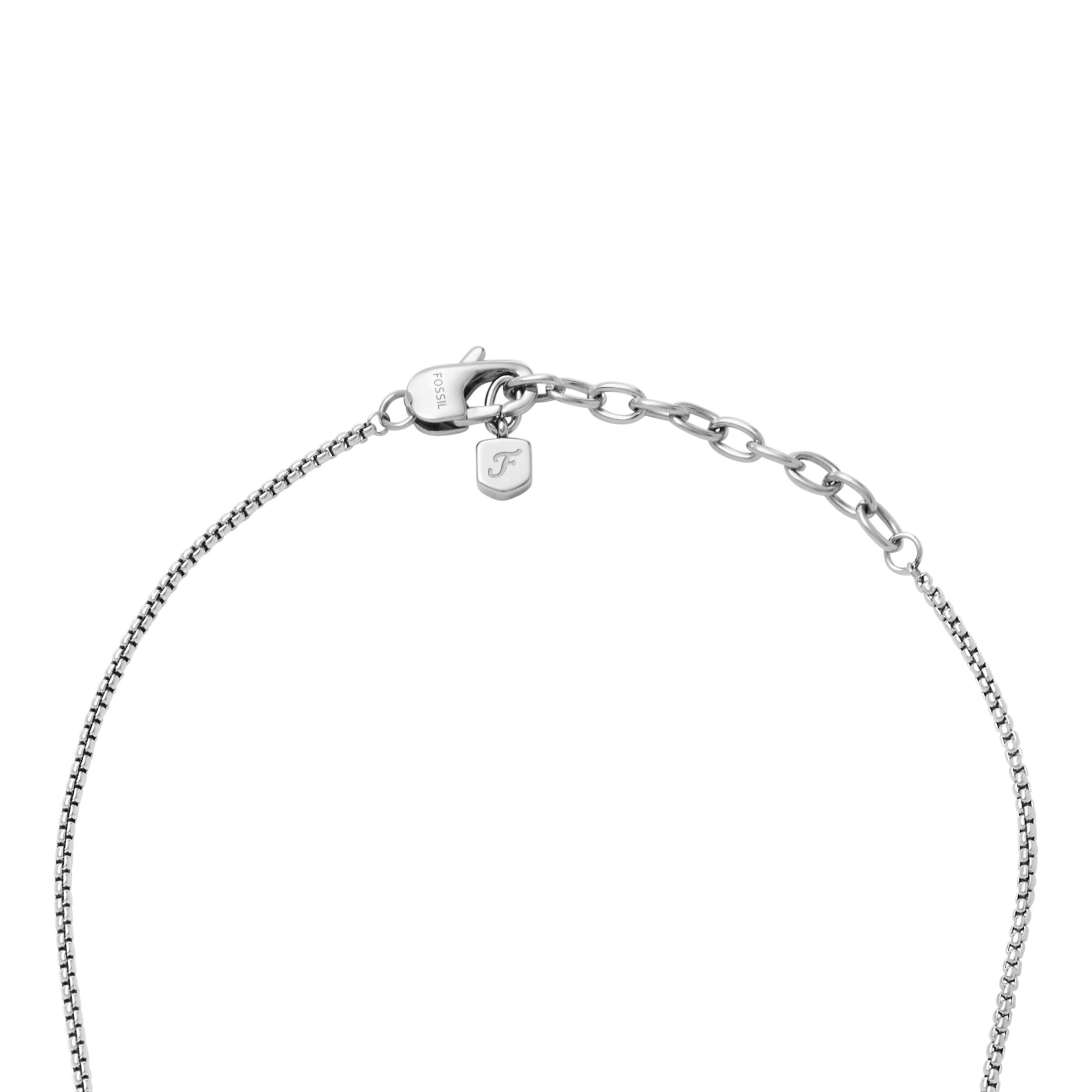 Fossil Kette mit Anhänger »Schmuck Geschenk Edelstahl JEWELRY«, (Set, 3 tlg.), mit Tigerauge