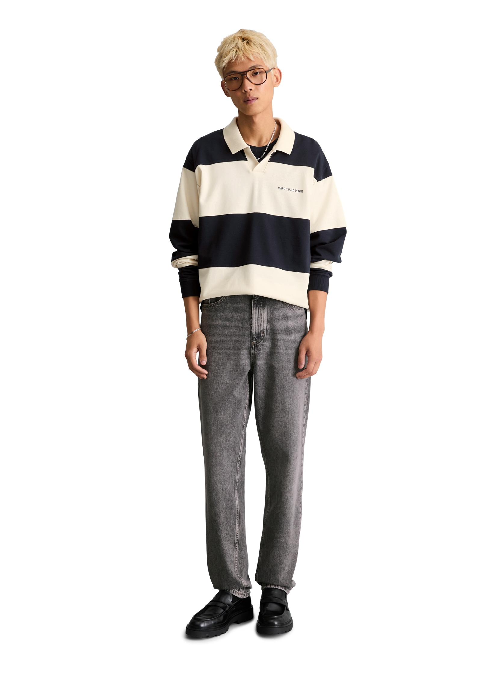 Marc O'Polo DENIM Sweatshirt , aus weicher Bio-Baumwolle
