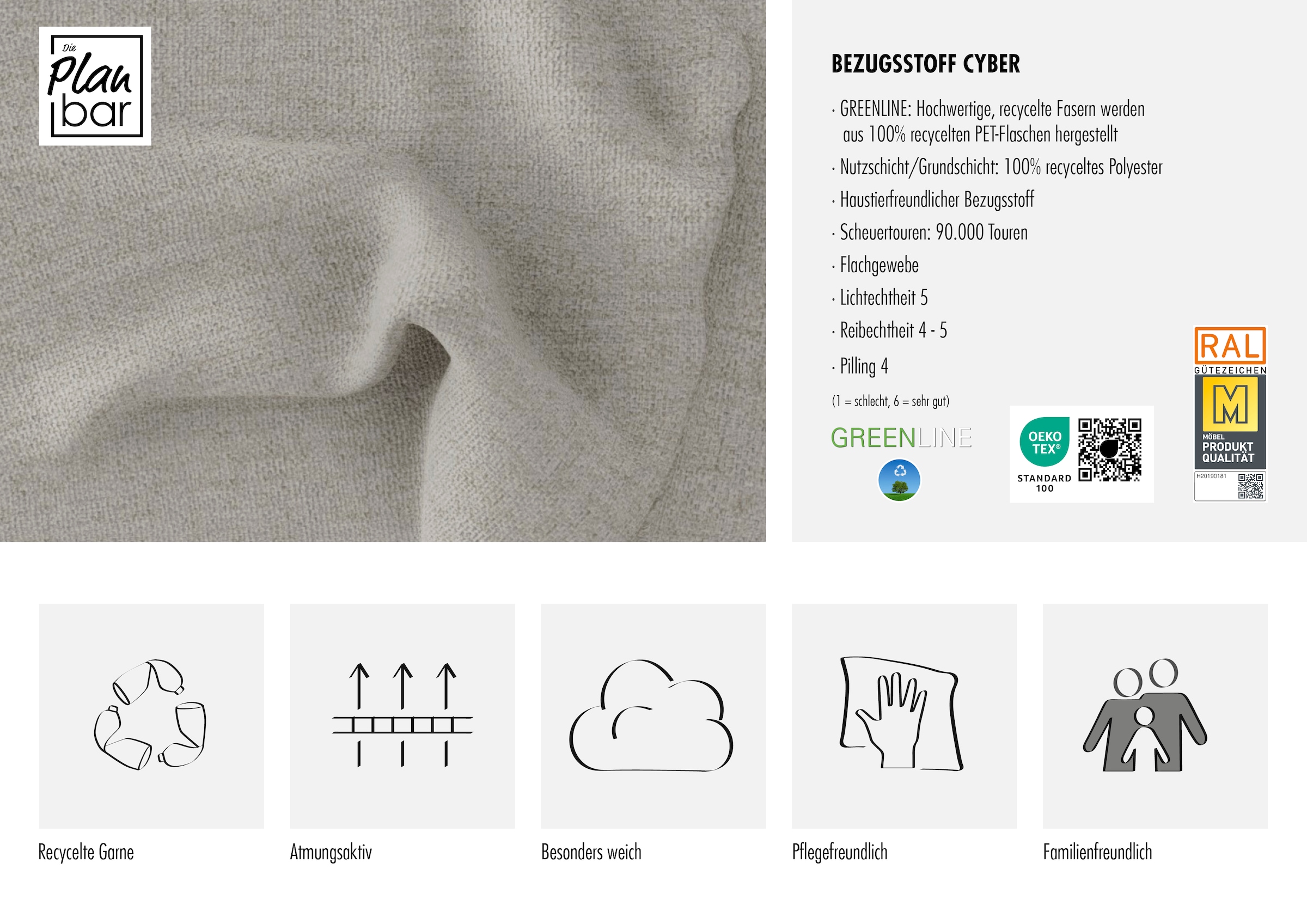 Die PlanBar Relaxsessel »MP-RS20079« 360° drehbar, Wippfunktion zusätzlich wählbar, Kaltschaumpolsterung
