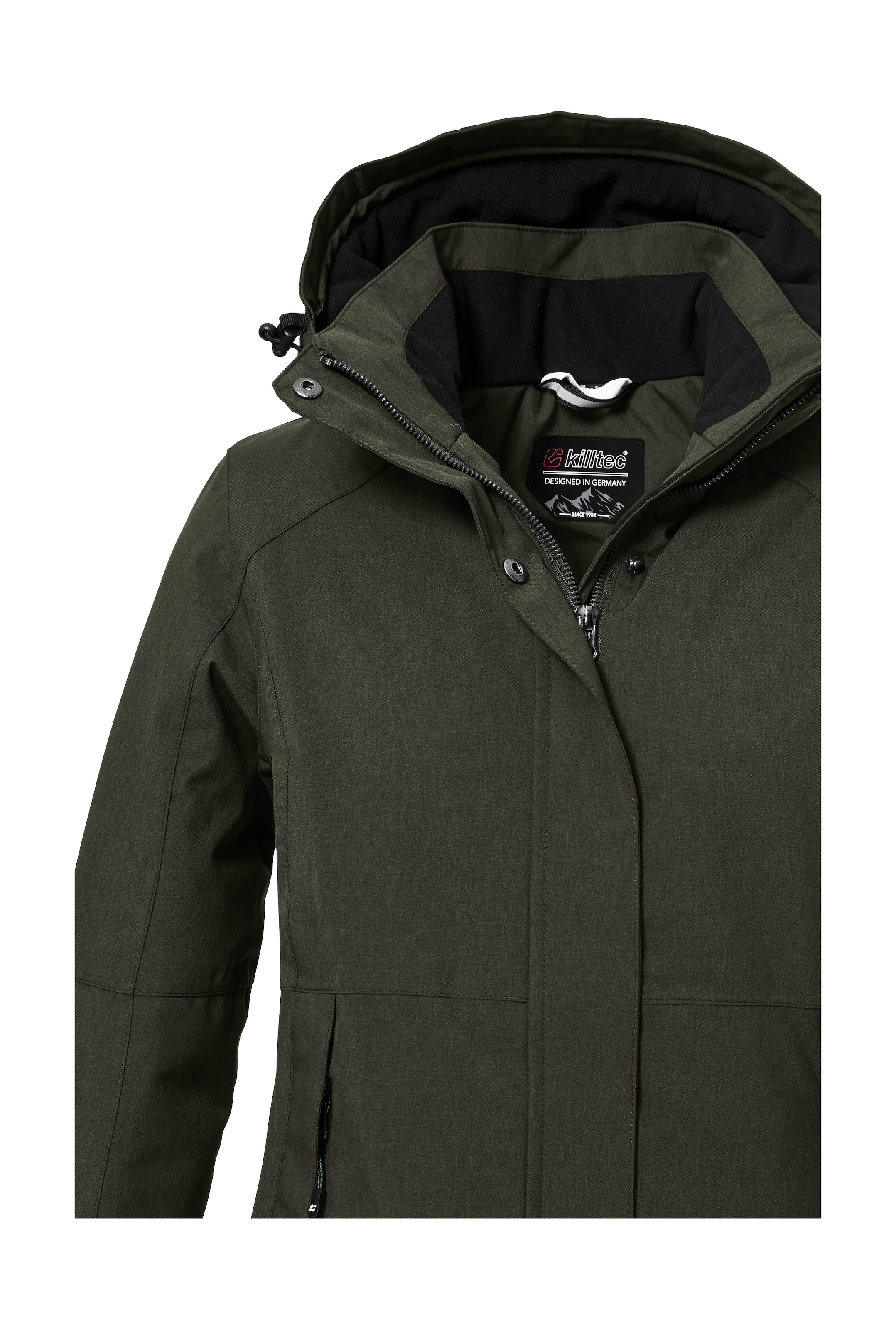 Killtec Outdoorjacke »KOW 37 WMN JCKT«, Wasserdichte Damen Funktionsjacke mit abnehmbarer Kapuze