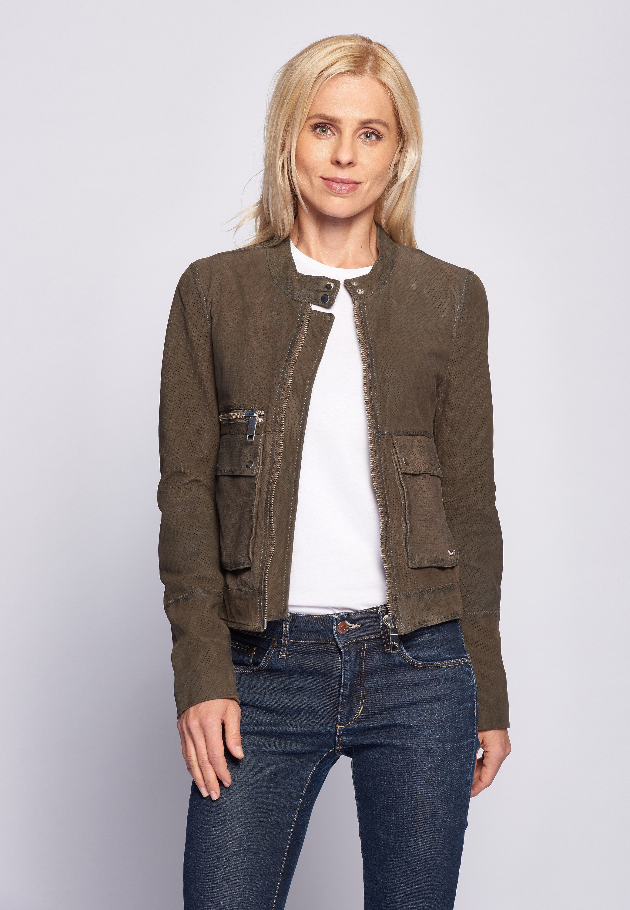 Maze Lederjacke »Lederjacke Clermont«