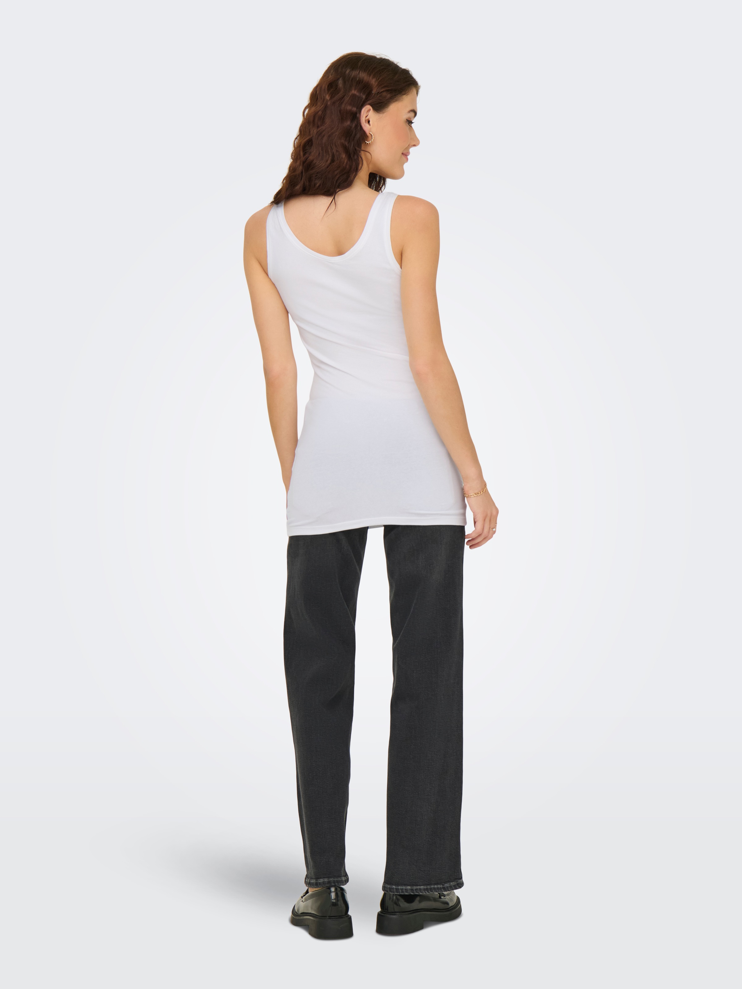 ONLY Tanktop »ONLLIVE LOVE NEW LONG TT 2PACK NOOS«, (Packung, 2 tlg., 2er-Pack)