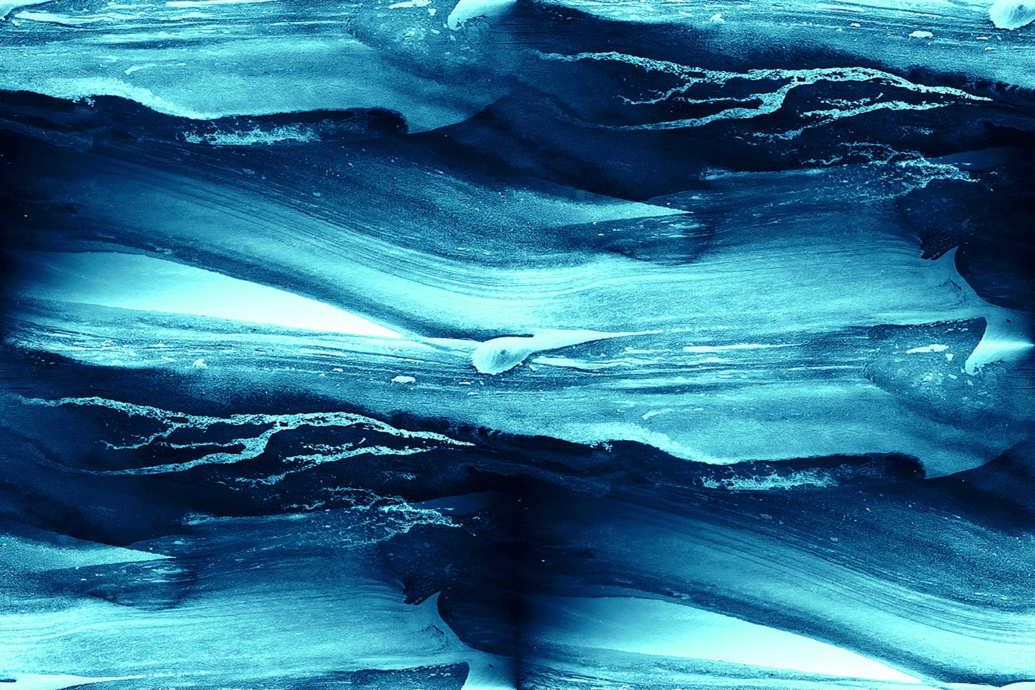 queence Leinwandbild "Blue"