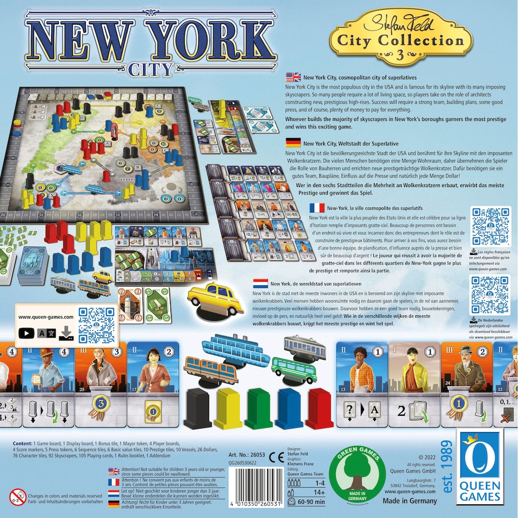 Queen Games Spiel »New York Classic«