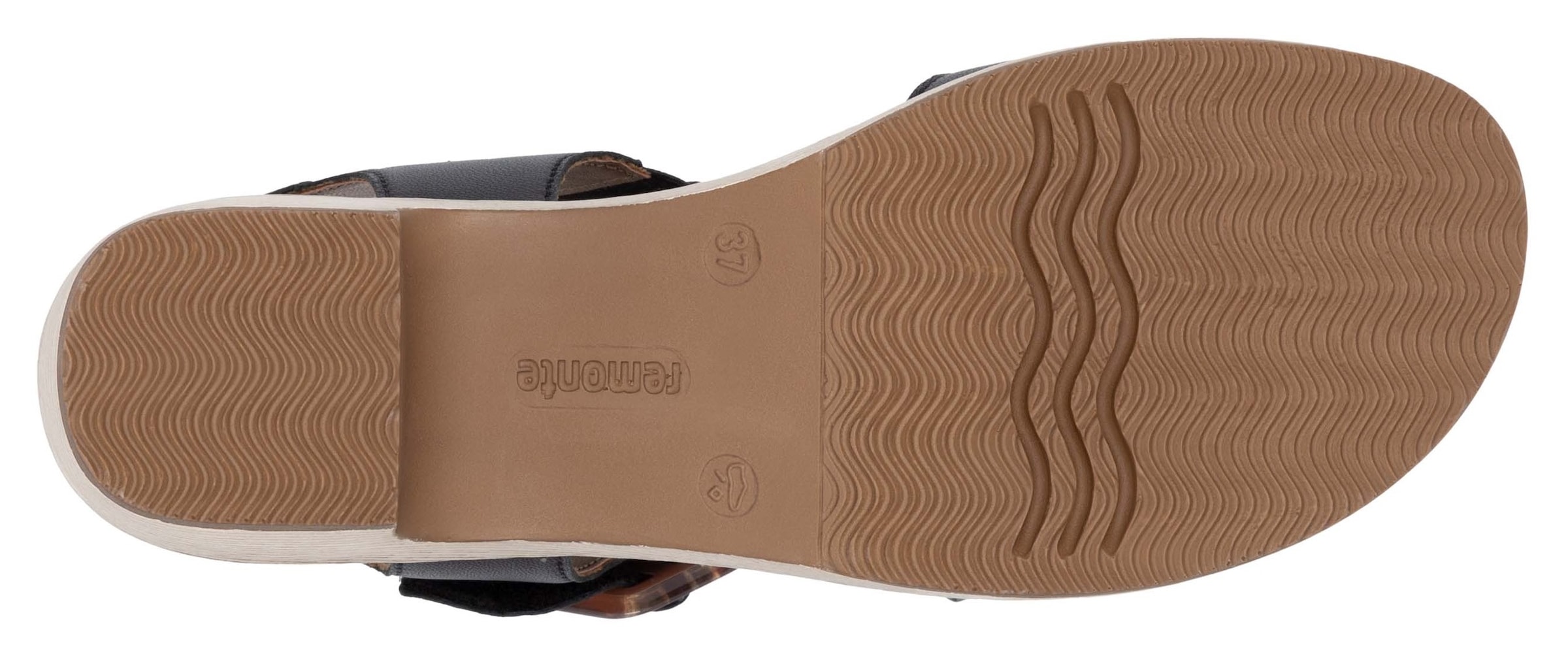 Remonte Sandalette, Blockabsatz, Sommerschuh, Sandale mit Klettverschlüssen