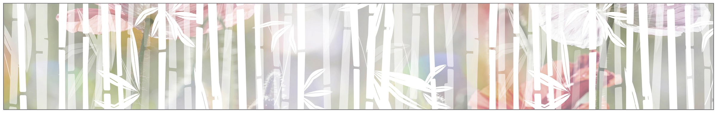 MySpotti Fensterfolie »Look Bamboo glattstatisch 200 halbtransparent, statisch white«, OTTO x cm, 30 haftend Shop Online haftend
