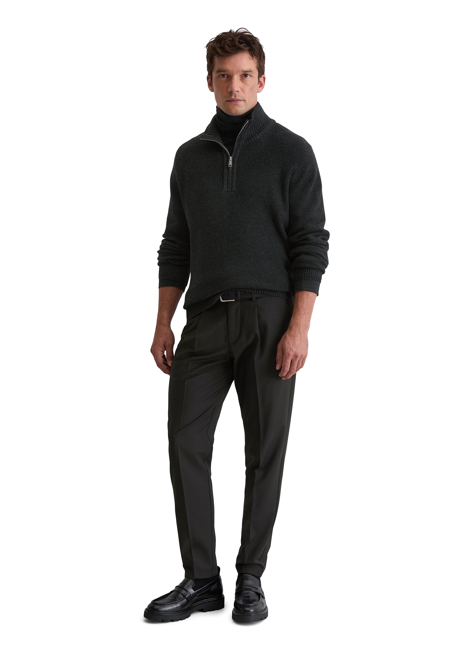 Marc O'Polo Troyer lässiger Bi-Color-Effekt