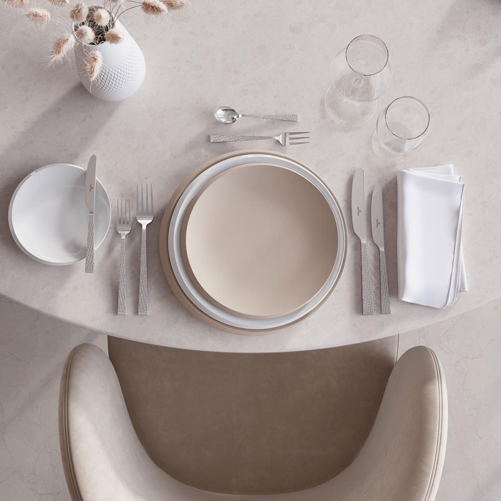 Villeroy & Boch Geschirr-Set »Tafelservice NewMoon 12er Set beige« Spülmaschinengeeignet, Mikrowellenfest