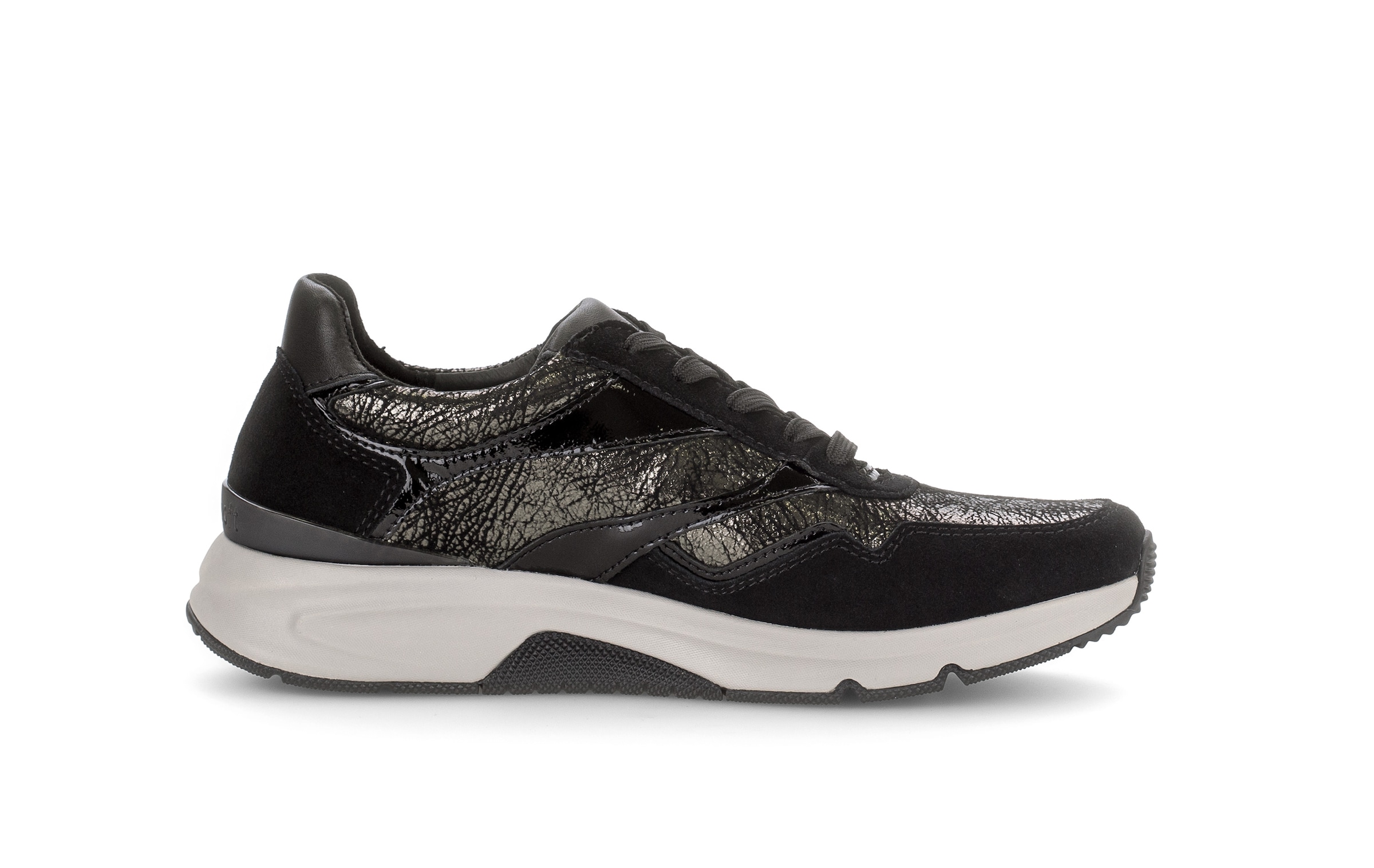 rollingsoft Keilsneaker  Schnürschuh, Halbschuh, Freizeitschuh mit Außenreißverschluss