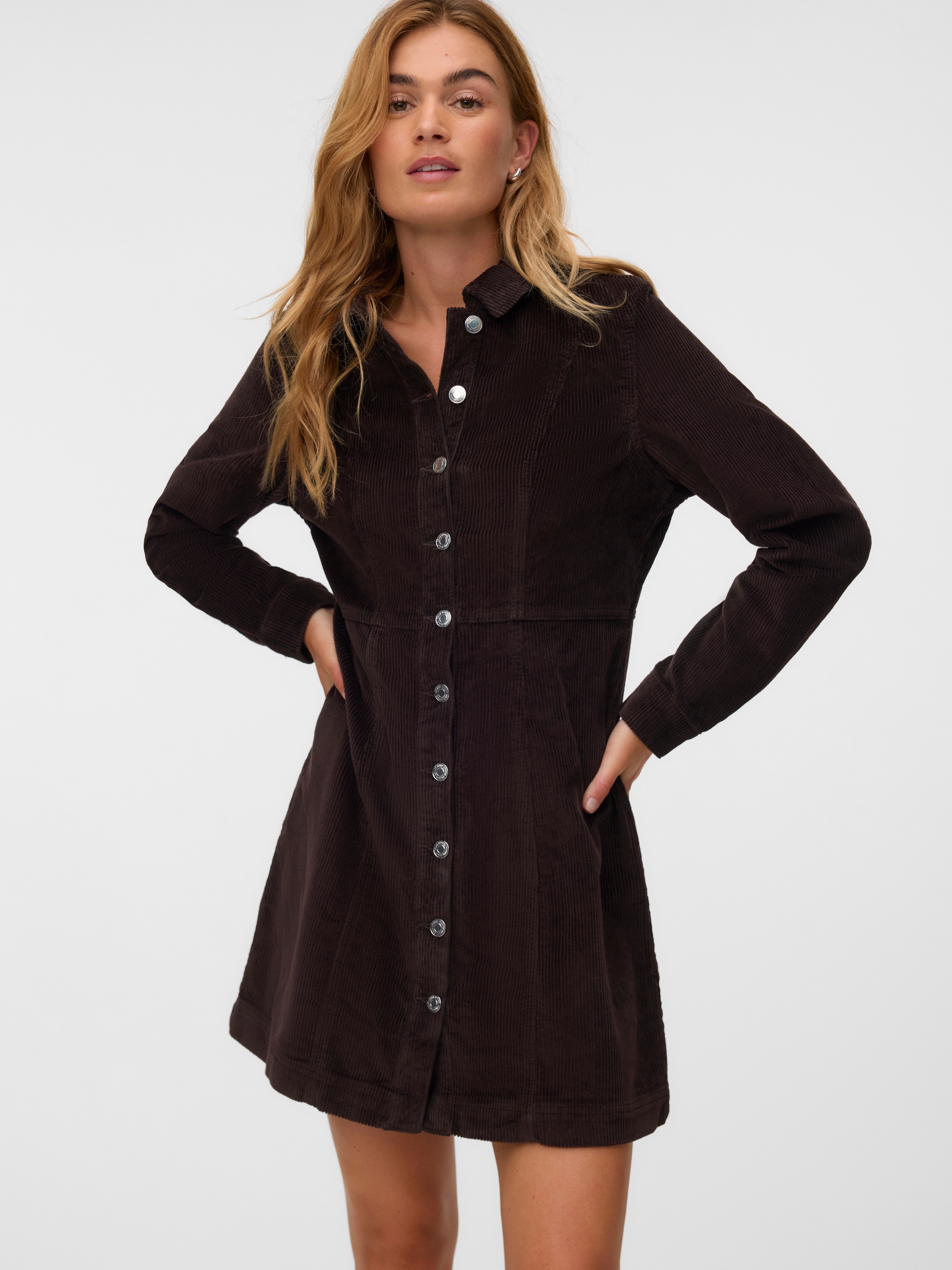 Vero Moda Cordkleid »VMDAISY LS SHORT CORD DRESS NOOS« Baumwolle, Cord