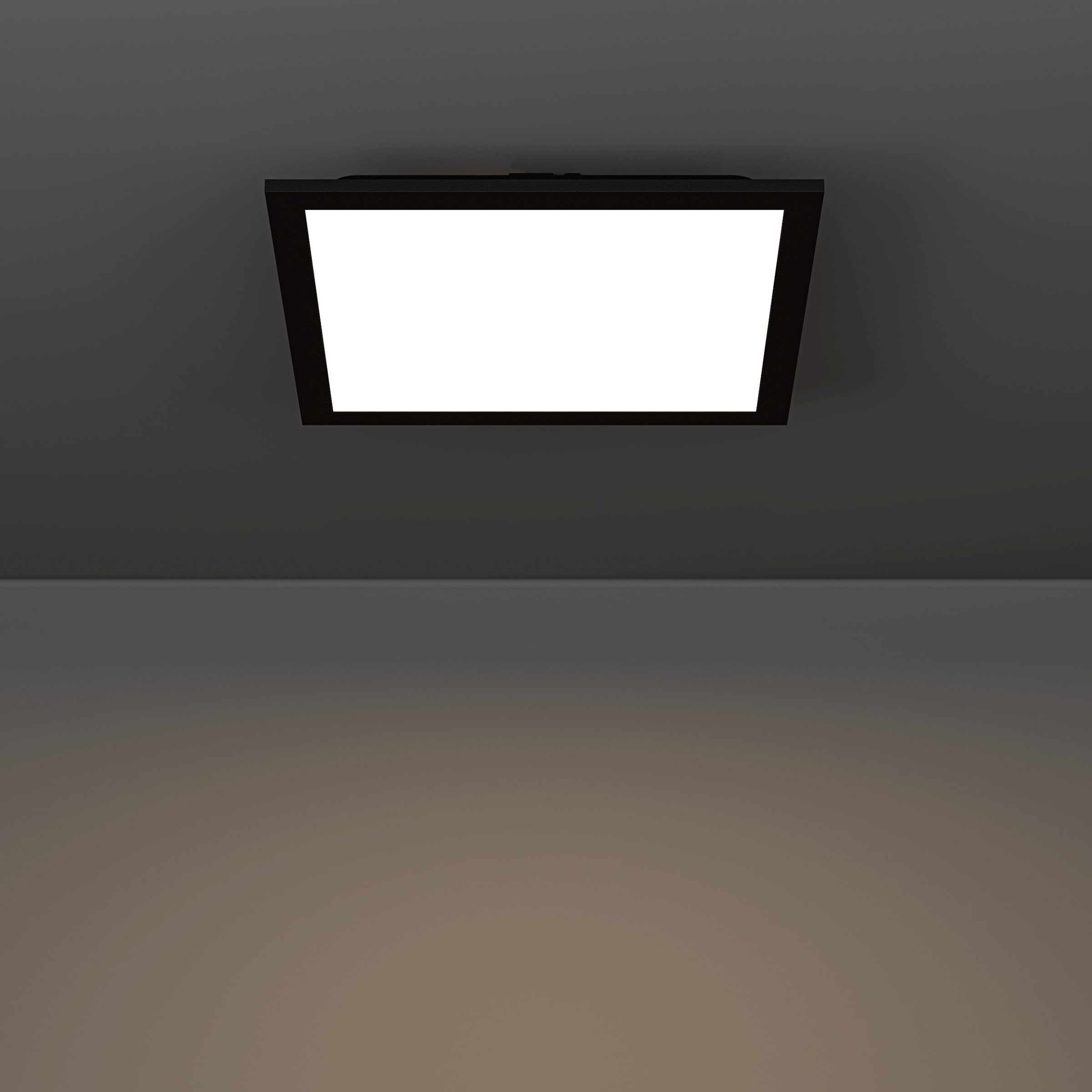 EGLO LED Deckenleuchte »MORADILLO-Z Deckenlampe - Stahl - LED - 14W - IP20« LED-Modul 1 Stk. Kaltweiß | Neutralweiß | RGB | Warmweiß Wohzimmerlampe, Esszimmerlampe, Schlafzimmer, L29,5 x B29,5 x H6,1 cm