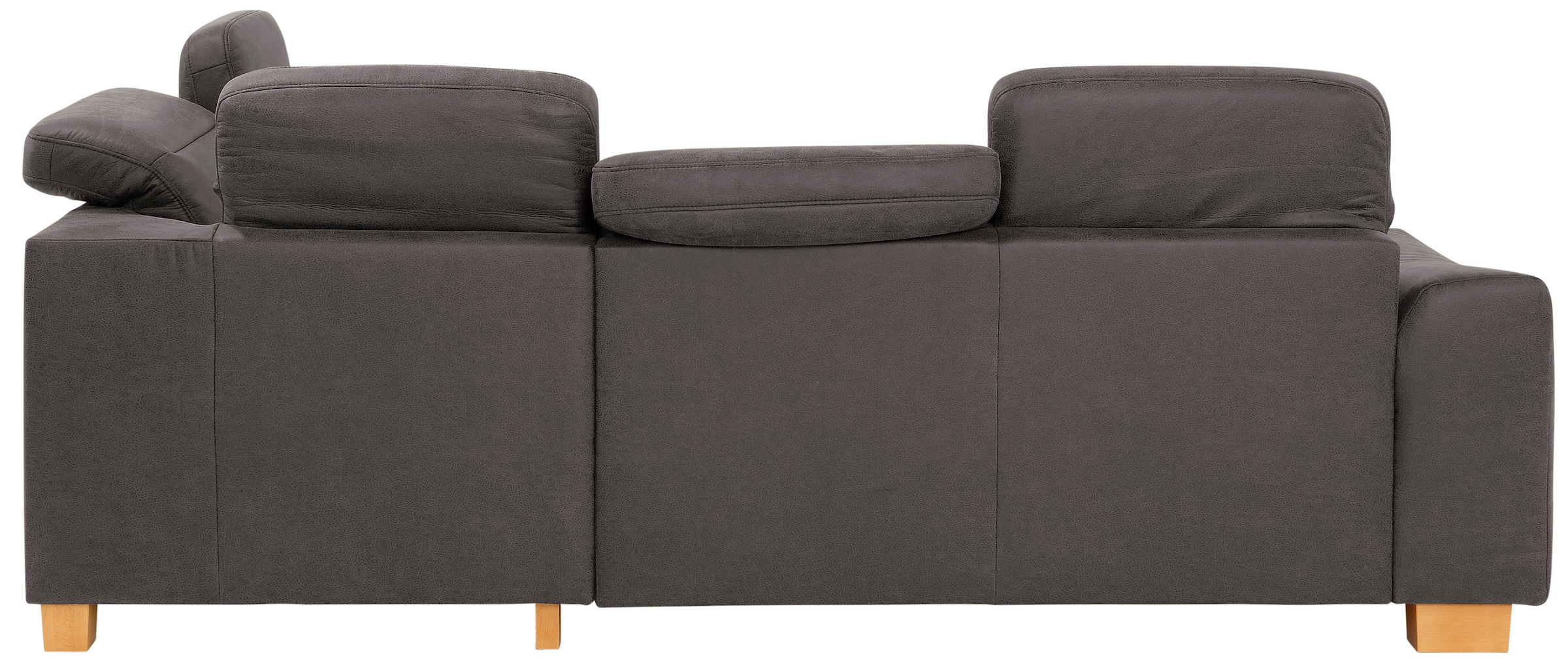 Home affaire Ecksofa »Dundee L-Form«, wahlweise mit Kopfteilverstellung und zusätzlich mit Bettfunktion