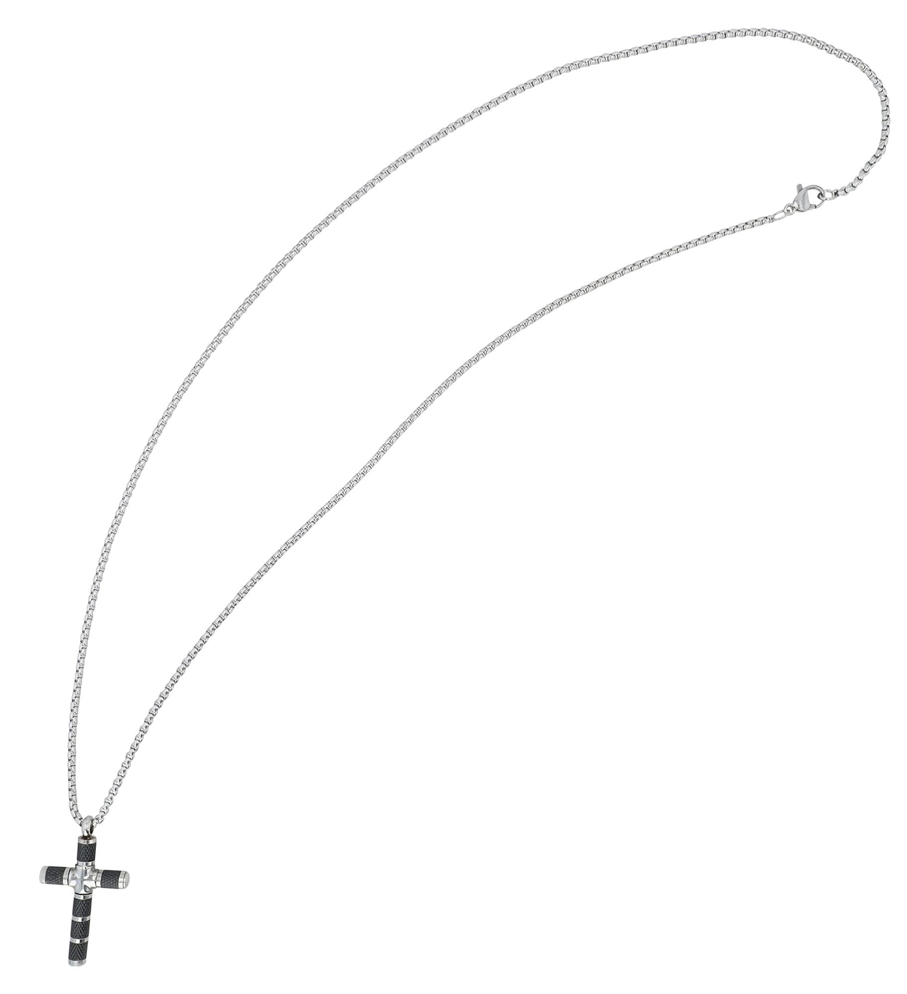 Adelia´s Kette ohne Anhänger »Unisex Halskette mit Anhänger ¿ Kreuz aus Edelstahl«