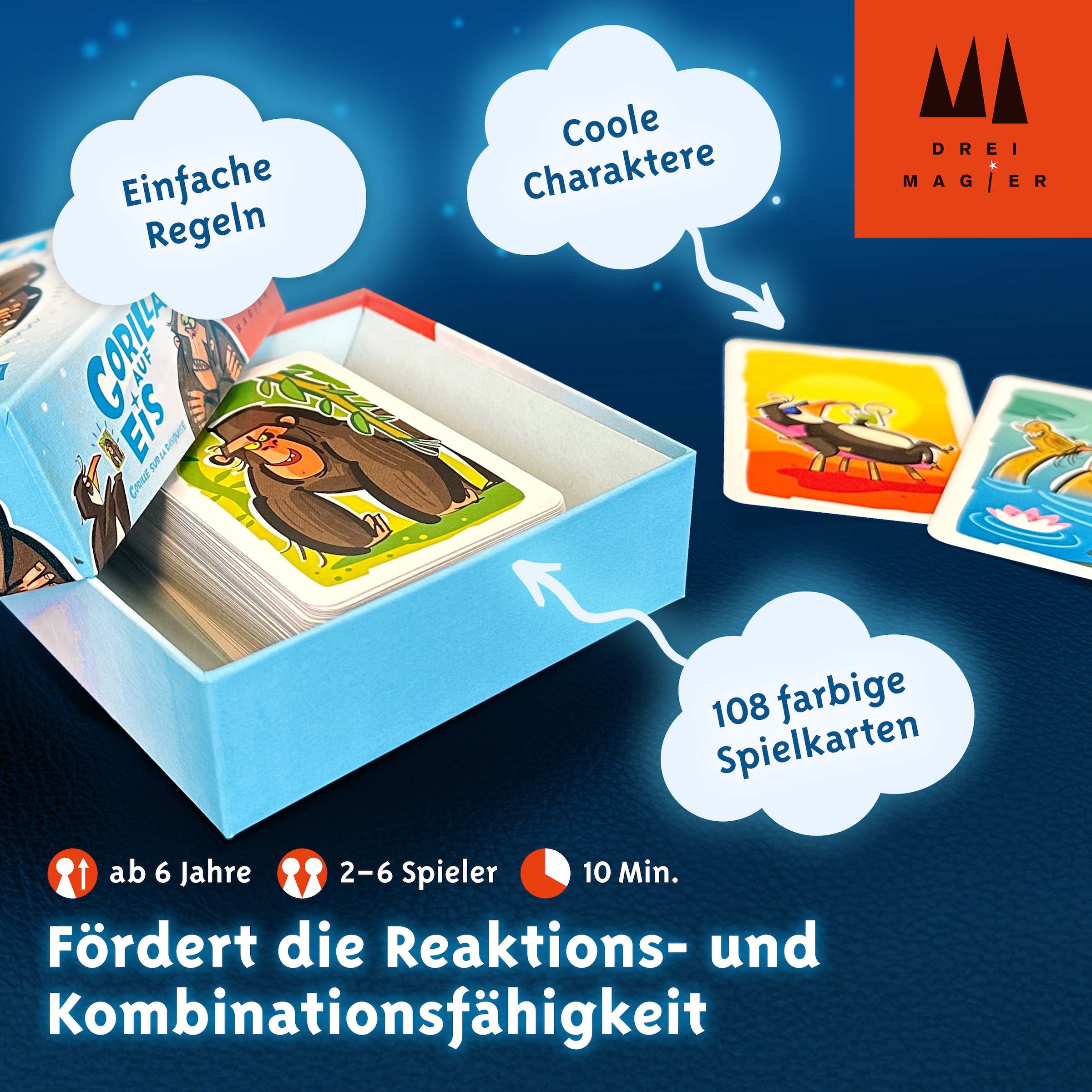 Drei Magier Spiele Spiel »Gorilla auf Eis« Made in Germany