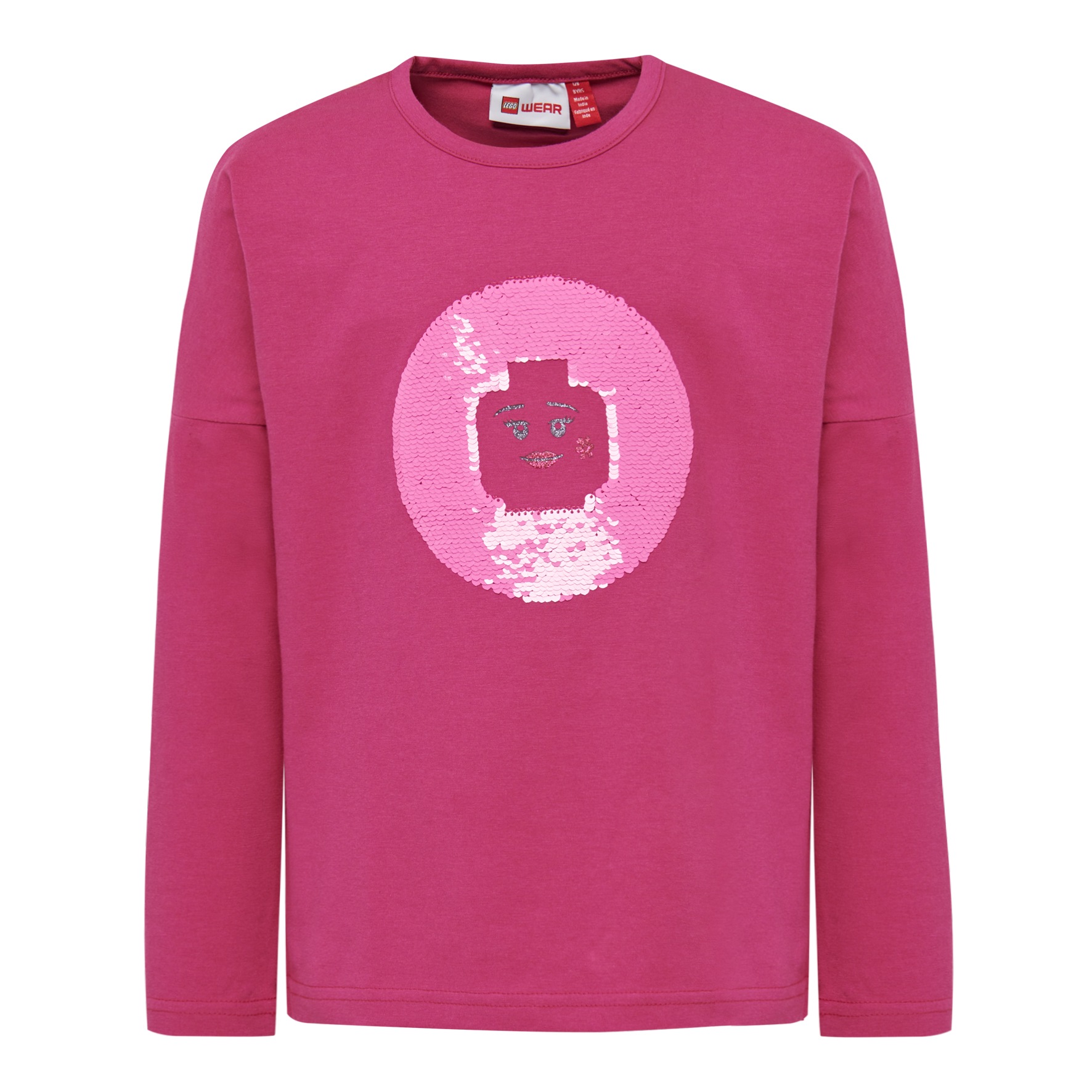 LEGO® Wear Langarmshirt »LWTIPPI 752«, Druck mit Wendepailletten-LEGO-Kopf