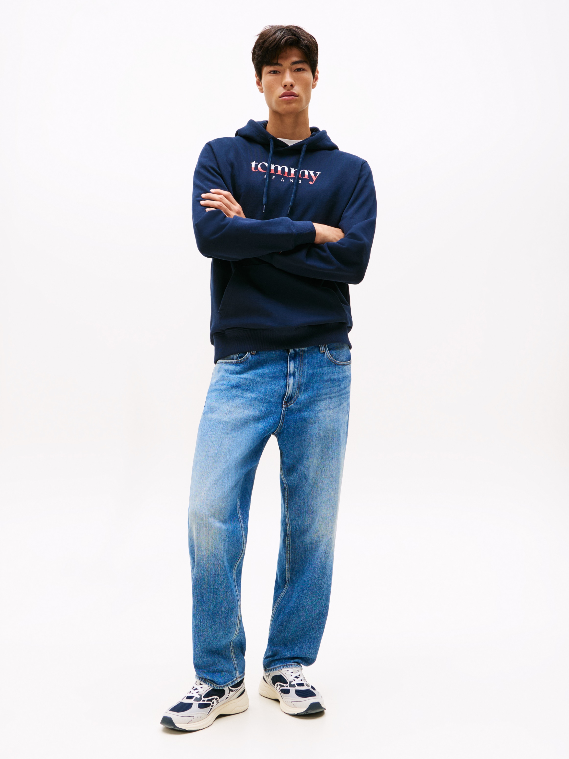 Tommy Jeans Hoodie »TJM DNA«, Sweatshirt, Reuglar Fit, mit Logo