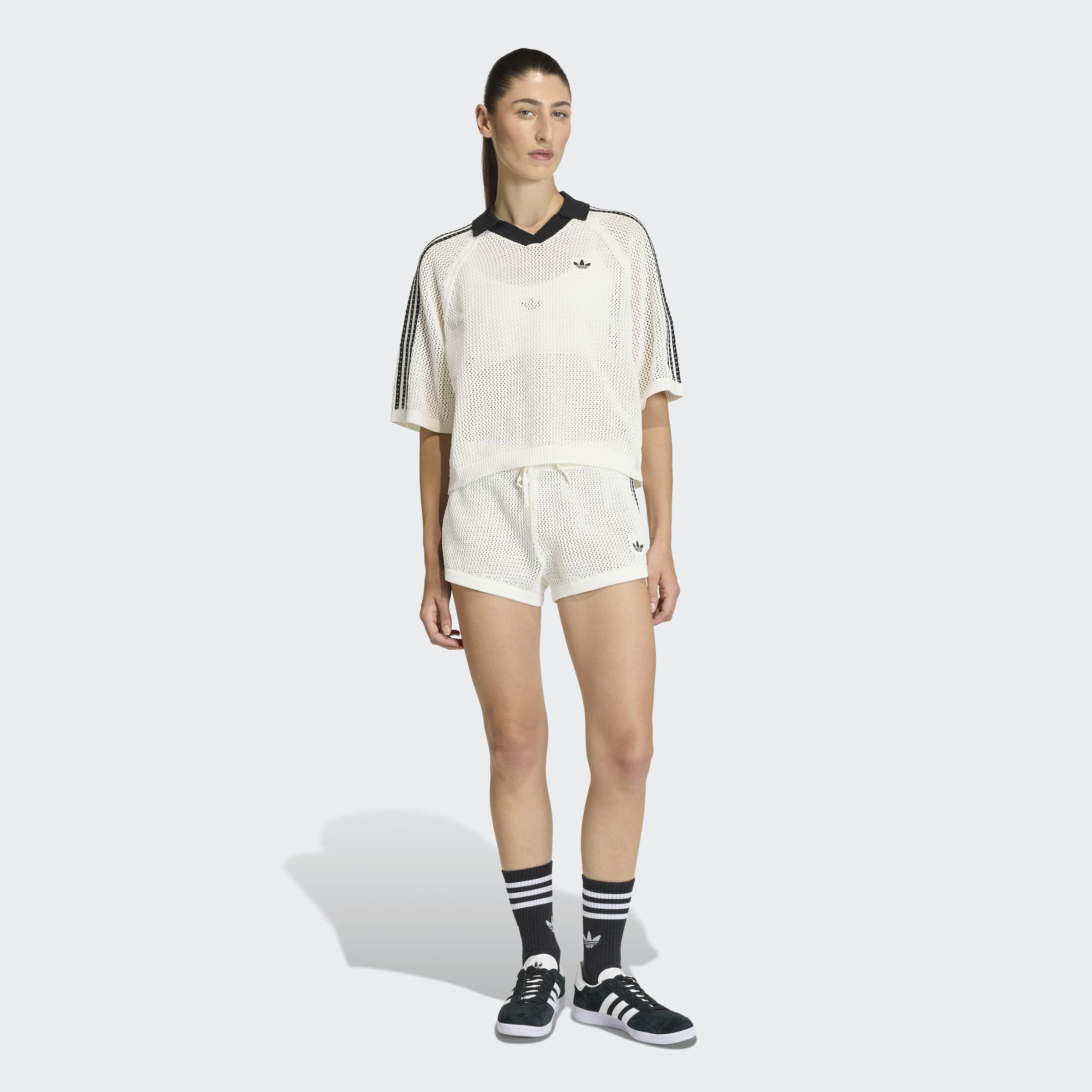 adidas Originals Poloshirt », KNITTED CROCHET«