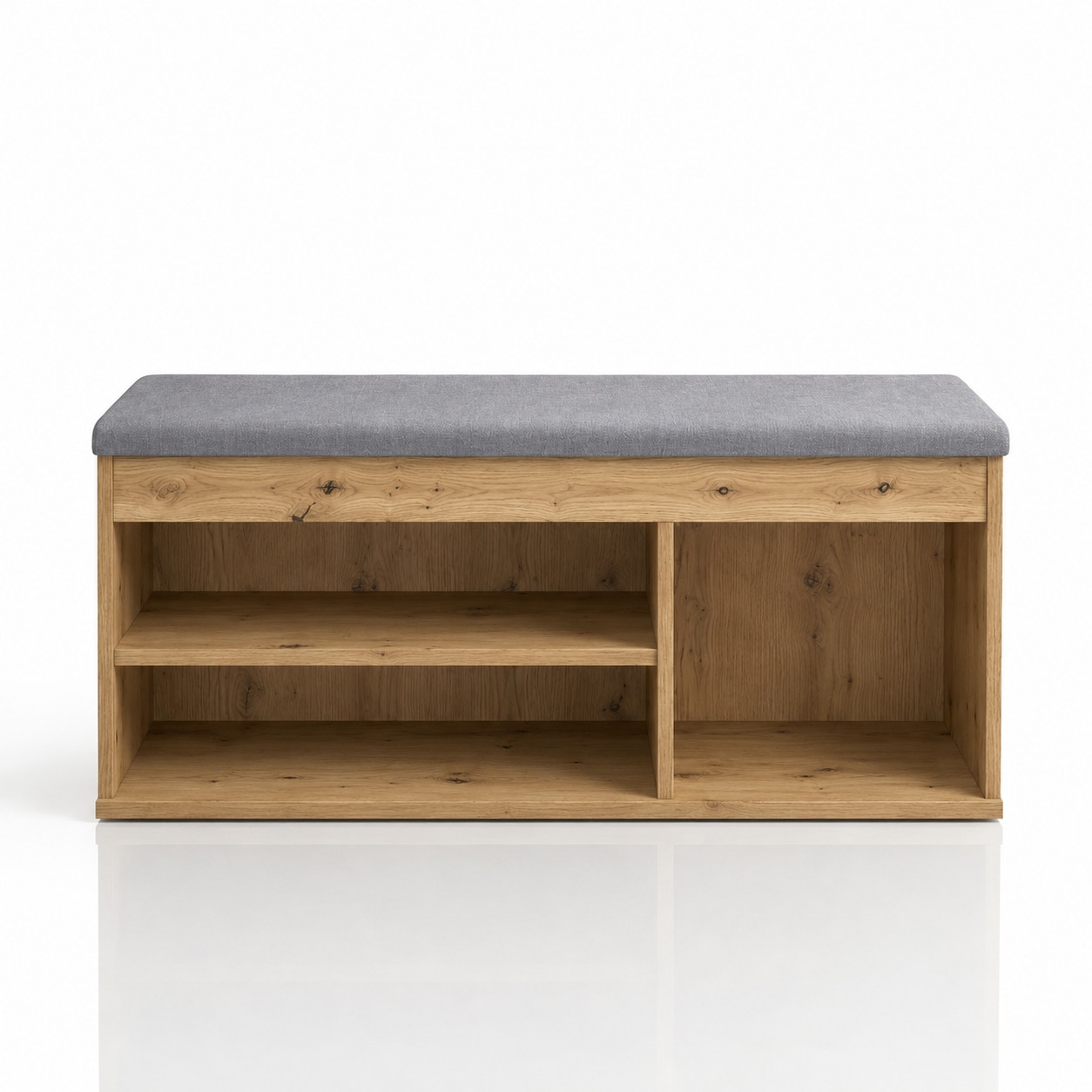 OTTO home Schuhbank »Schuchschrank 100,  Schuhregal, Schuhtruhe, Schuhkommode, Sitzbank« Inkl. bequemem Sitzkissen mit Stauraum darunter