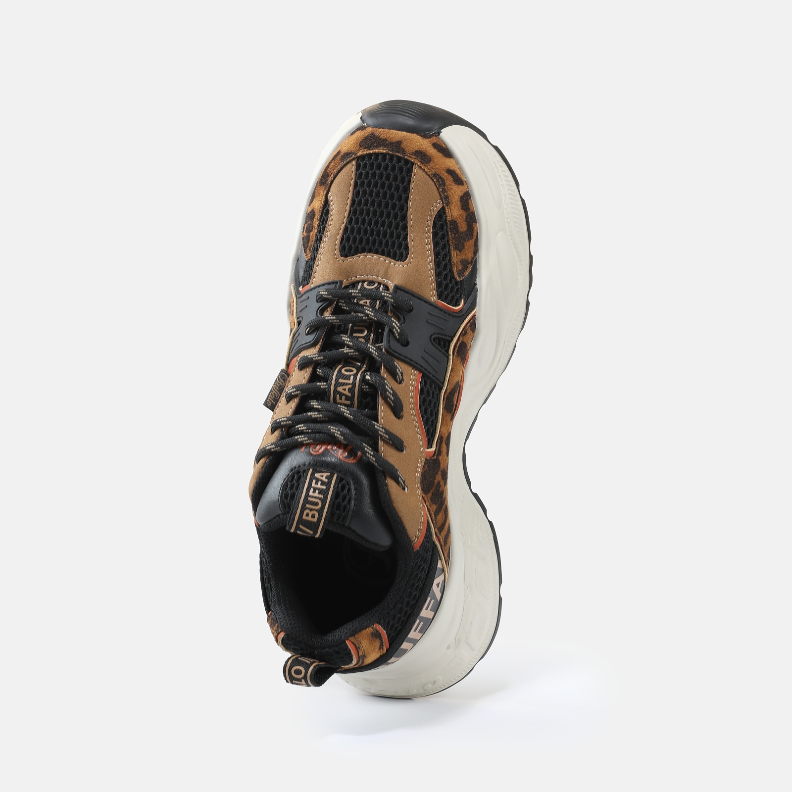 Buffalo Plateausneaker »YUNO«  Chunky-Sneaker in Leo-Optik, Leichtgewicht