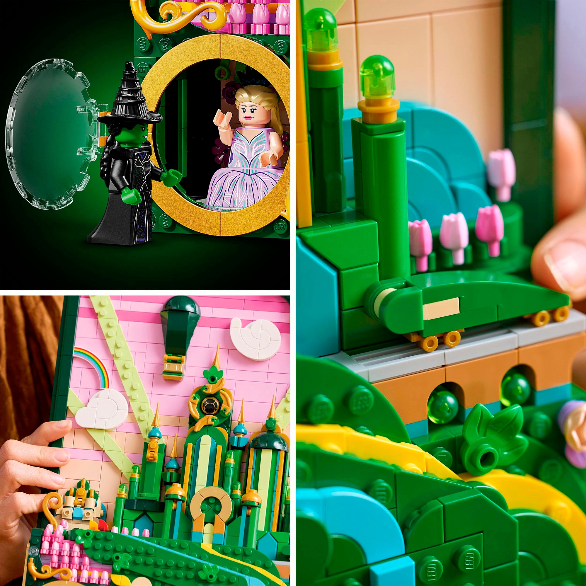 LEGO® Konstruktionsspielsteine »Emerald City Wandkunst (75685), LEGO Wicked« Made in Europe
