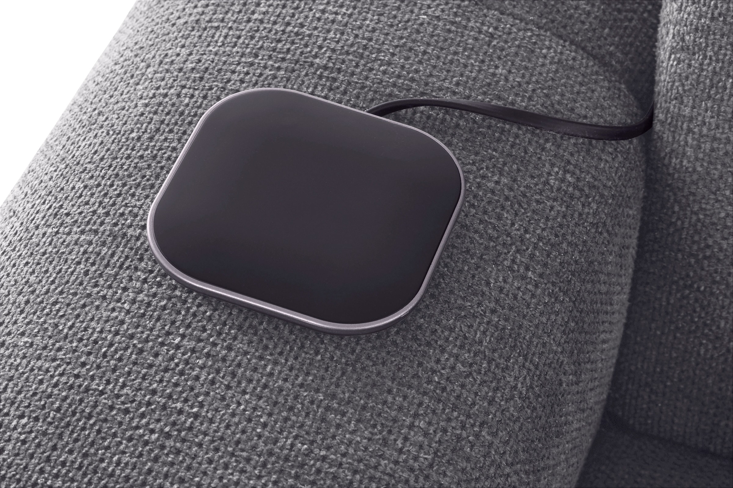 COTTA Ecksofa »Mia L-Form mit 3 Zierkissen«, wahlweise mit Bettfunktion, Bettkasten, Beleuchtung & Wireless-Charger