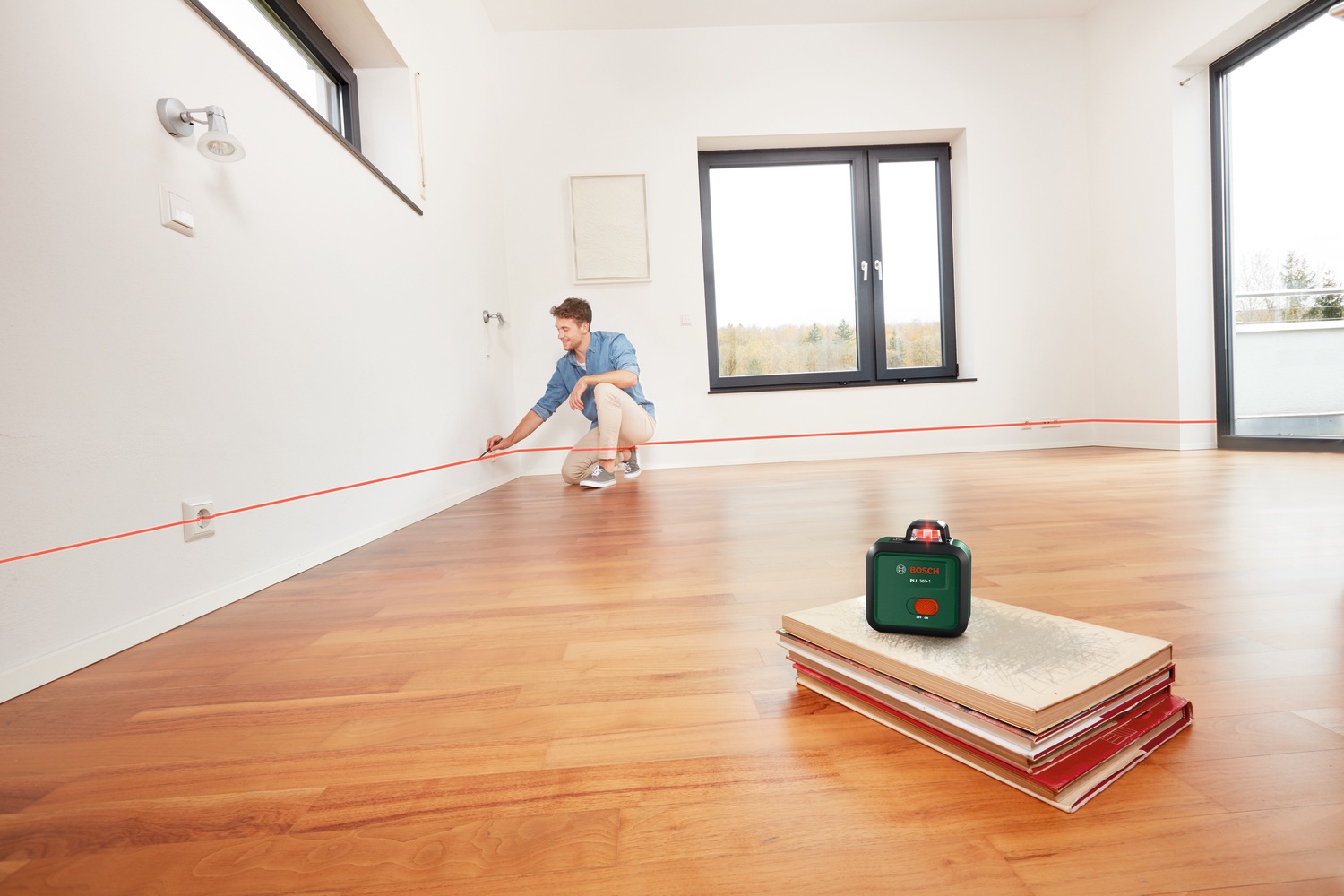 Bosch Home & Garden Linienlaser »PLL 360-1 UNI« inkl. Batterien