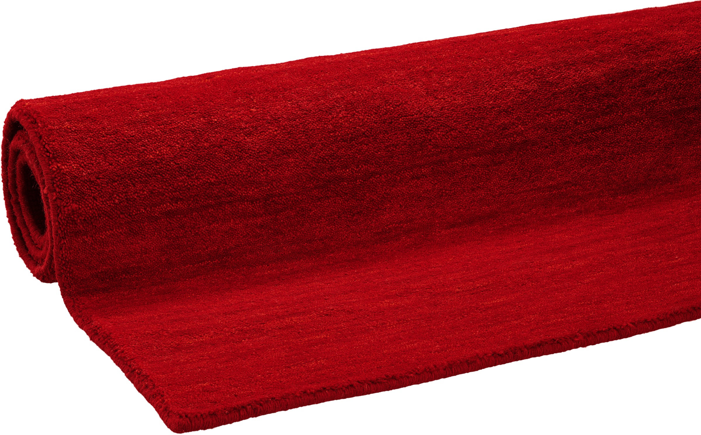 Dekowe Wollteppich »Lindsay«, rechteckig, 12 mm Höhe, Handweb Teppich, Kurzflor, reine Wolle, handgewebt