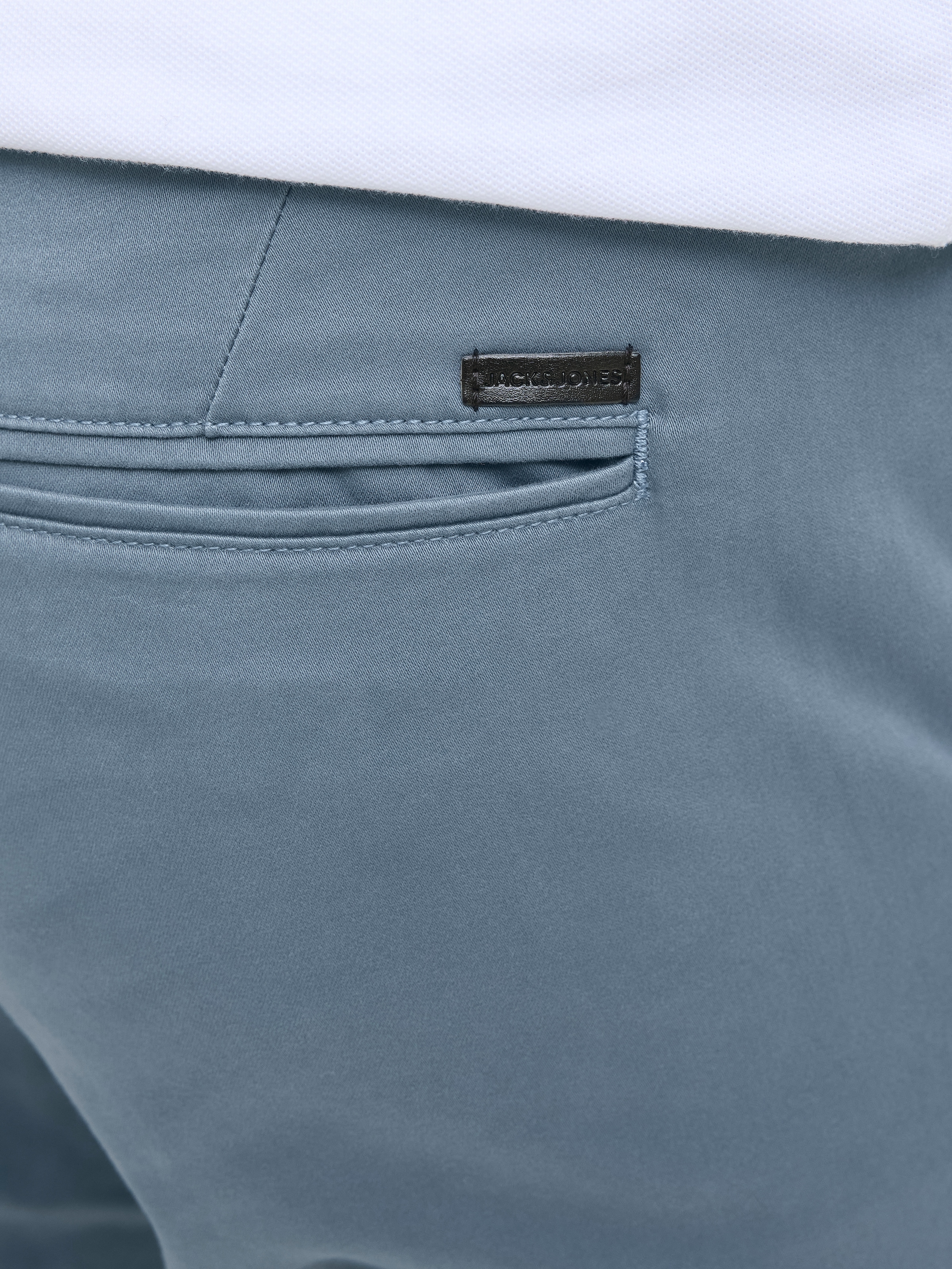 Jack & Jones Chinos »JPSTMARCO mit Stretchkomfort und schmalem Bein«, unifarben, modisch, slim fit, Baumwollmischung