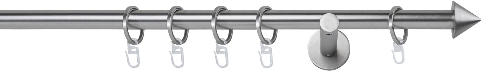 mydeco Gardinenstange »20mm Cone Wandträger 12 cm«, 1 läufig-läufig, Fixmaß