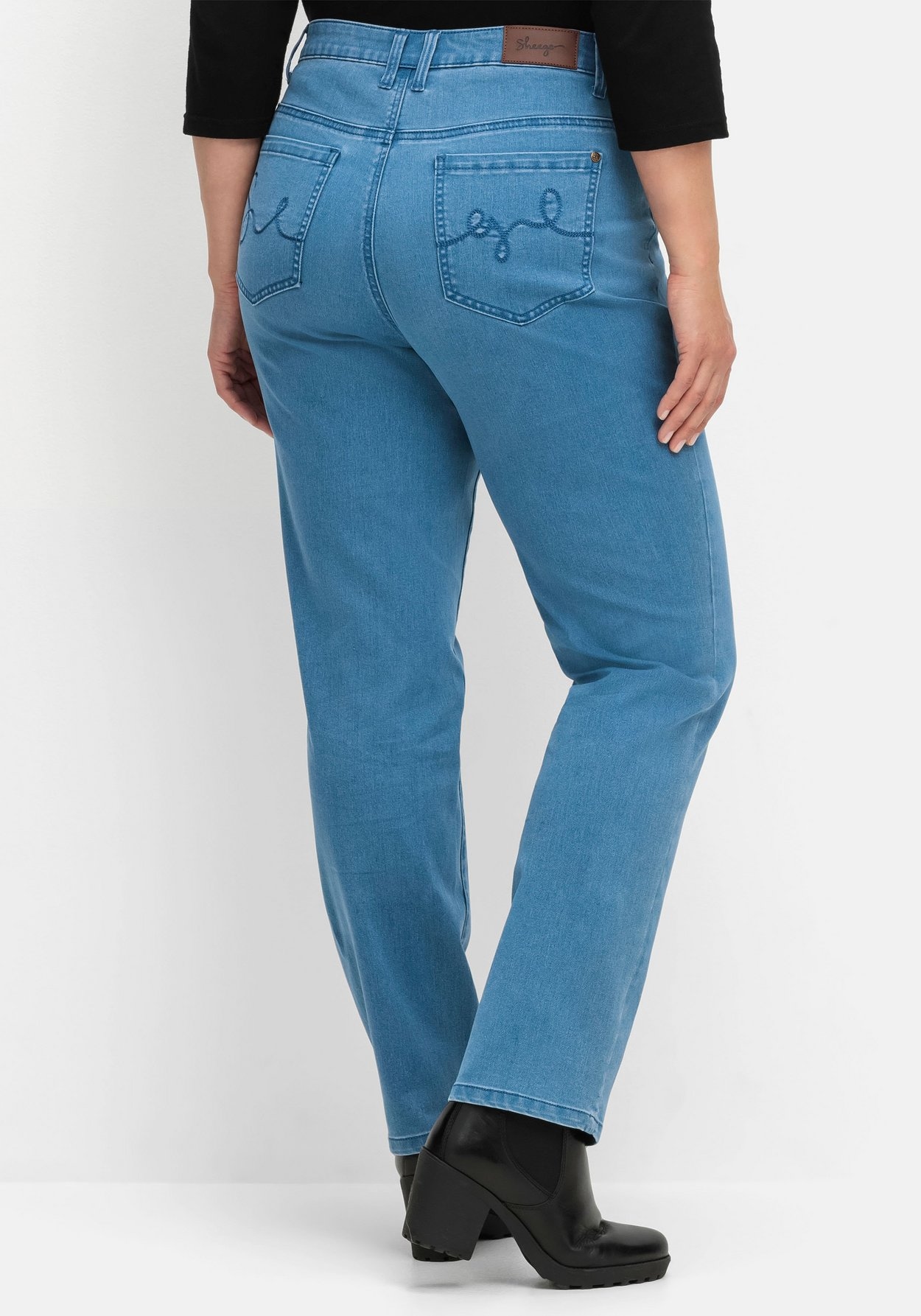 Sheego Stretch-Jeans »Jeans im 5-Pocket-Stil«