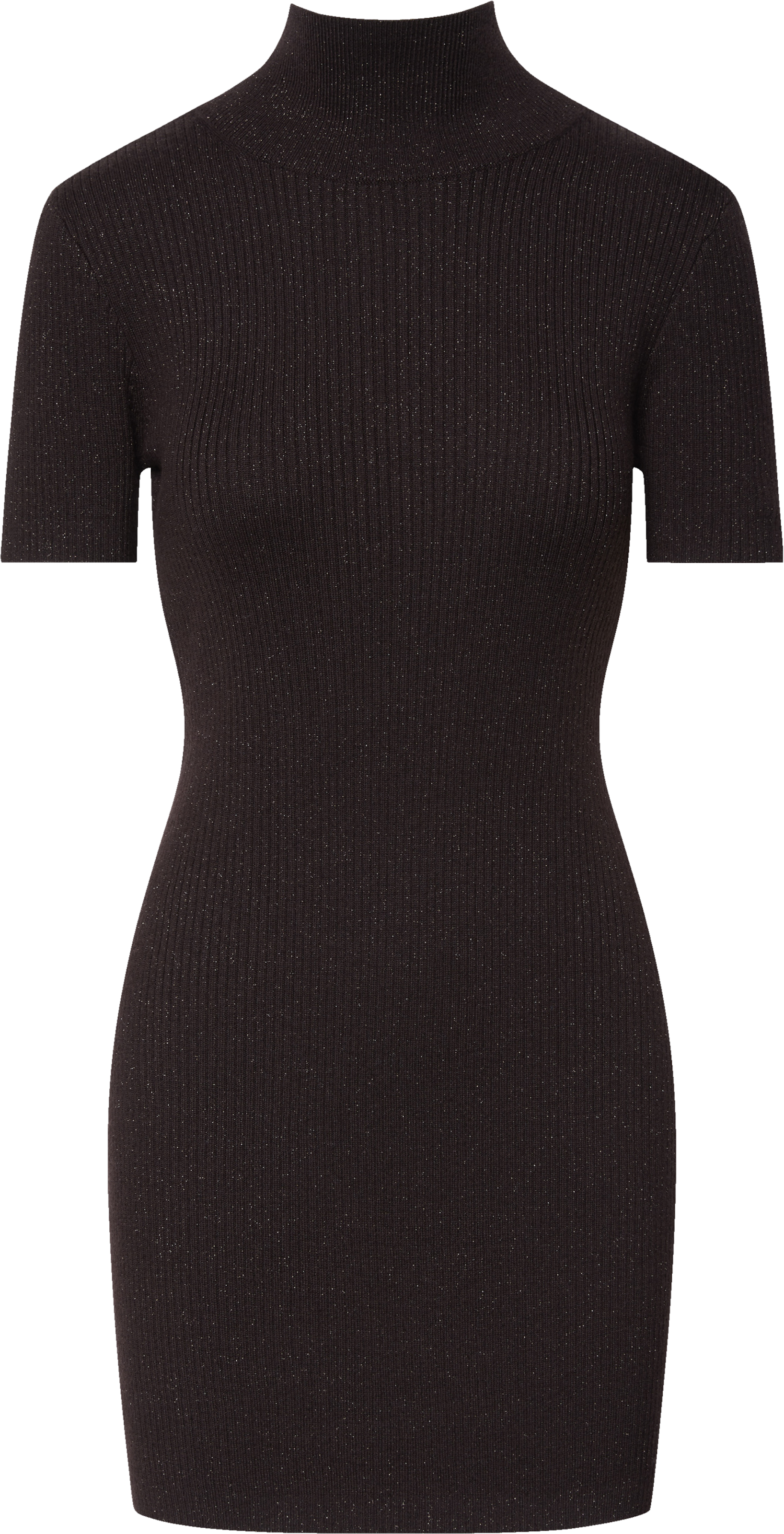 Calvin Klein Jeans Minikleid Ohne Tasche Figurbetonte Passform mit Stehkragen