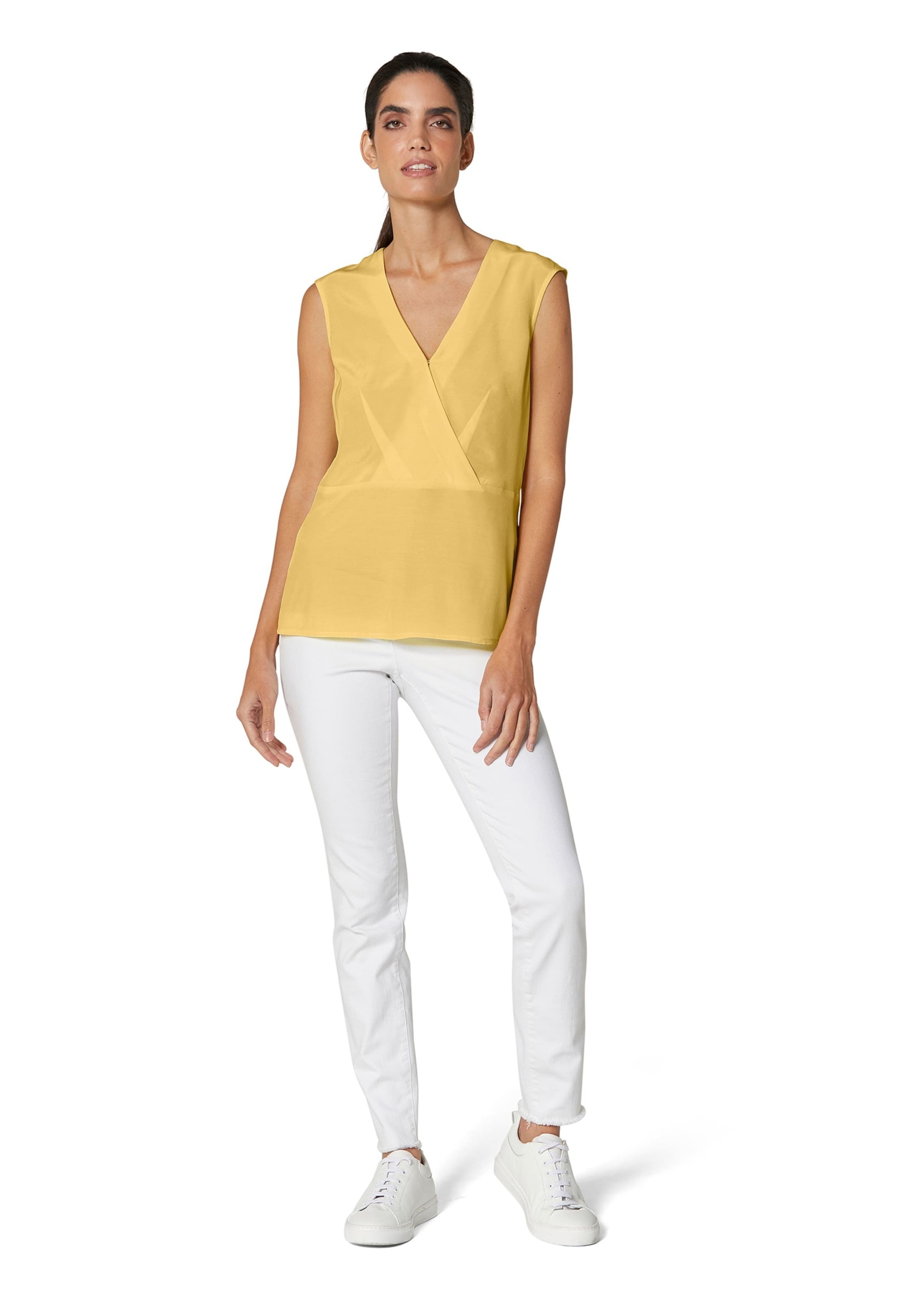 MADELEINE Blusentop »Bluse Bluse mit Schößchen«