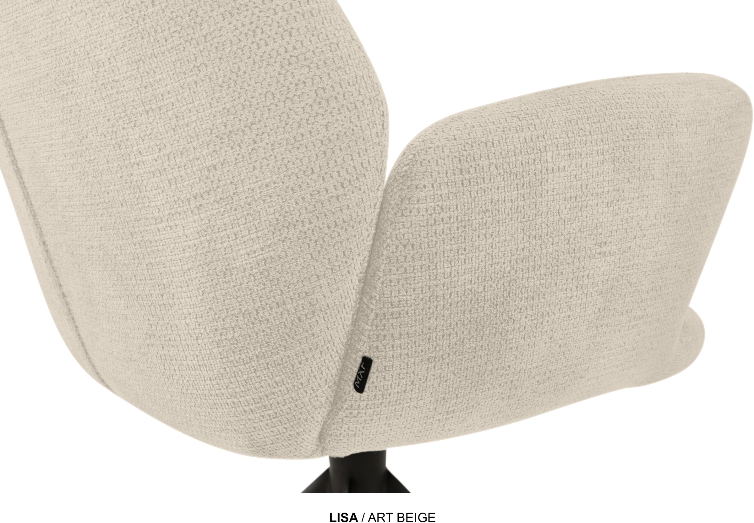 OMG Design Esszimmerstuhl »Lisa« (Set) 1 Stk.Drehstuhl mit auto-return, Armlehnenstuhl