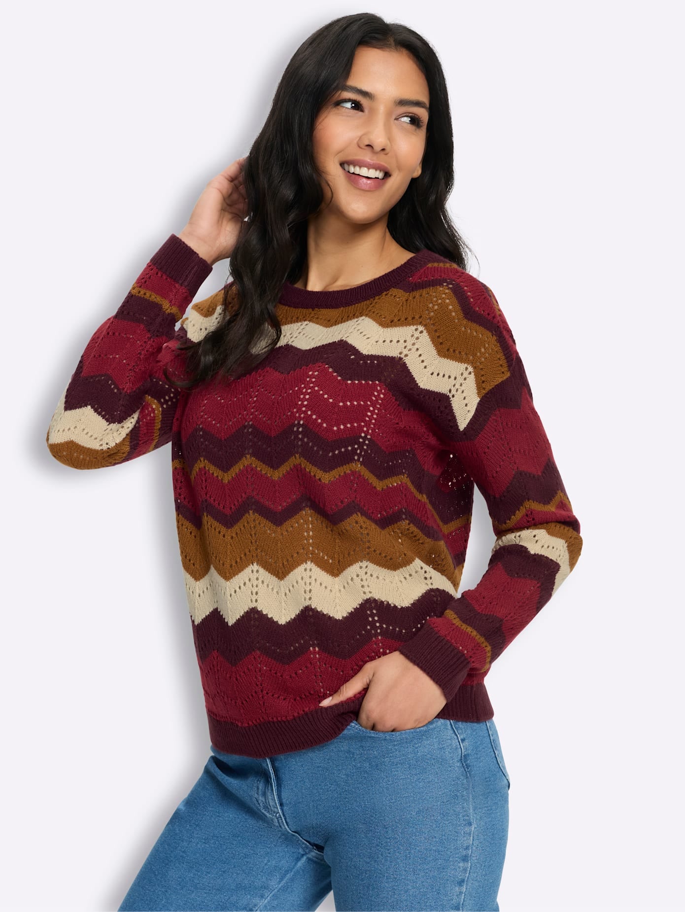 Classic Basics Ajourpullover »Strickpullover«