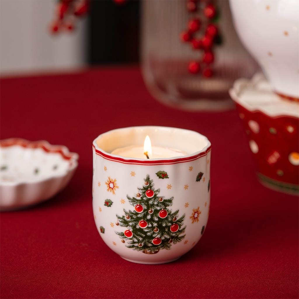 Villeroy & Boch Duftkerze »Duftkerze Christmas Tree Toy's Delight 9 cm bunt«