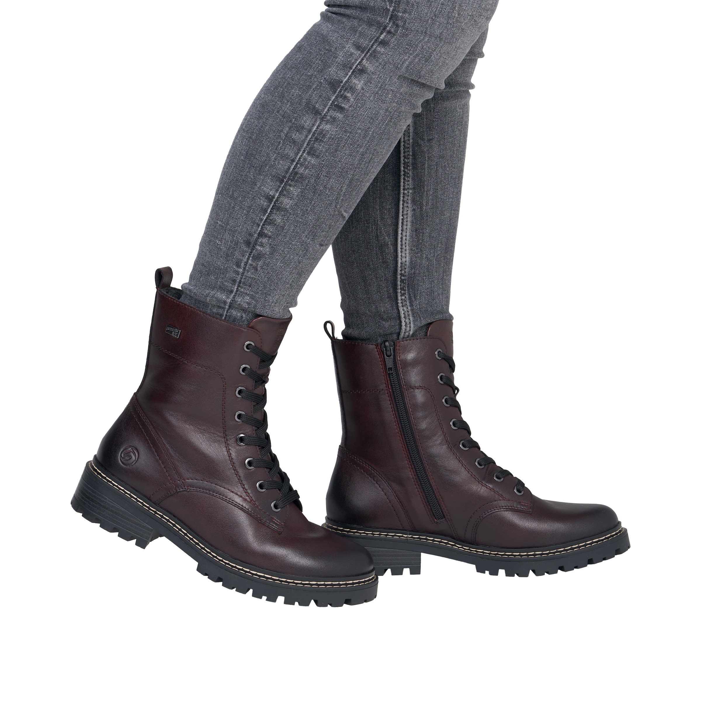Remonte Schnürboots  Schnürstiefelette mit Innenreißverschluss, TEX-Membrane