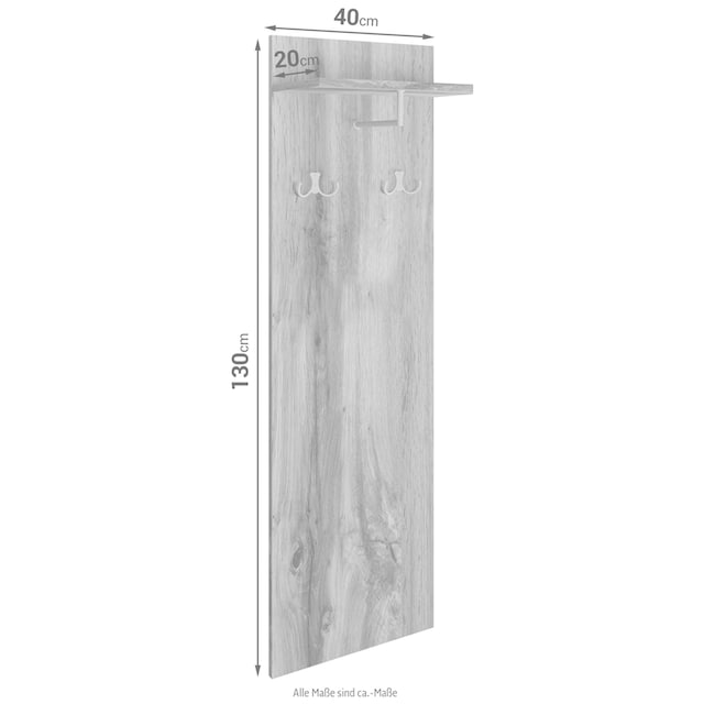 INOSIGN Garderobenpaneel »Paris«, (1 St.), Höhe 130 cm online bei OTTO