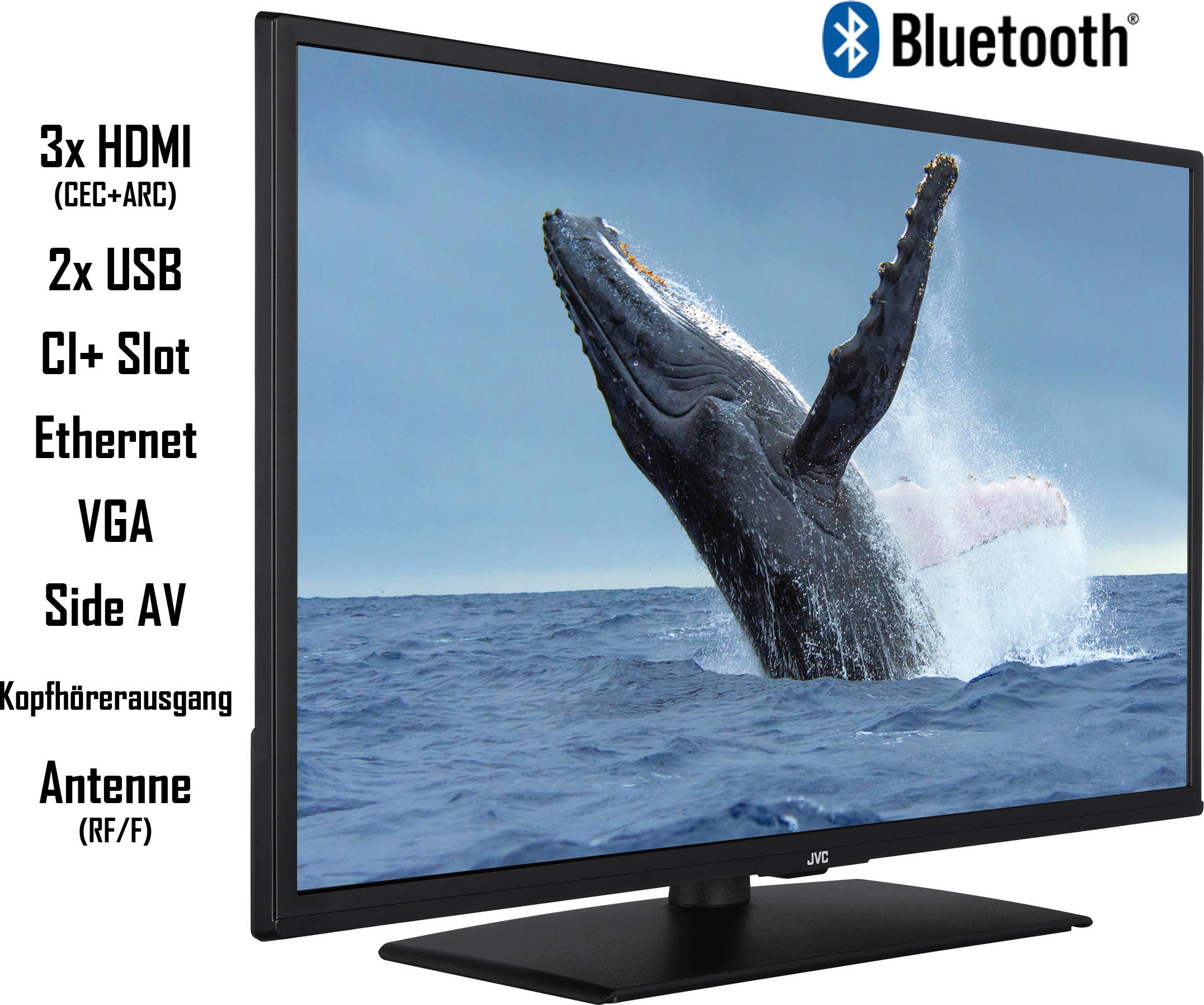 JVC LED-Fernseher »LT-32VH5155«, 80 cm/32 Zoll, HD-ready, Smart TV, HDR,  Triple-Tuner, 6 Monate HD+ inklusive jetzt bestellen bei OTTO | alle Fernseher
