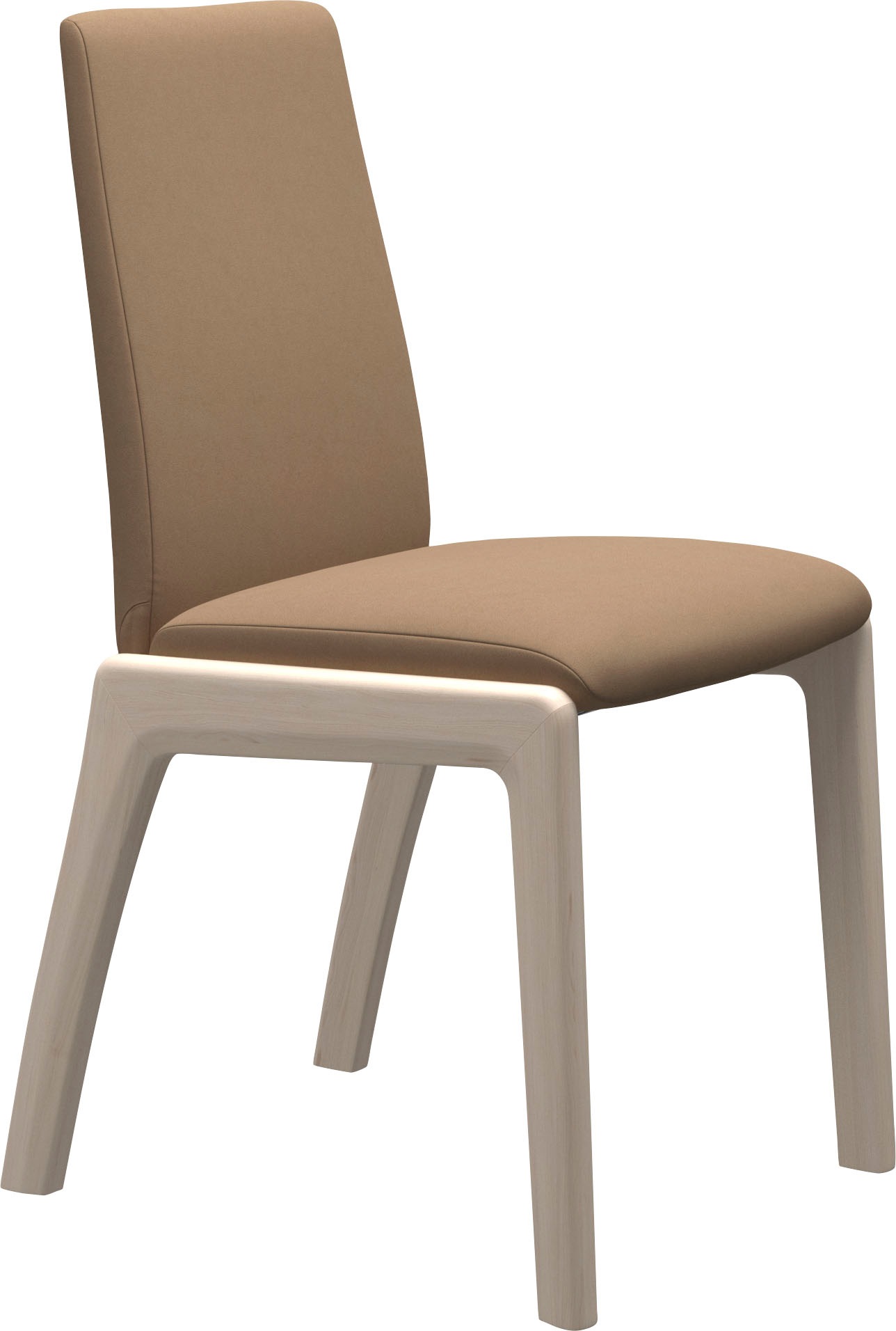 Stressless® Polsterstuhl »Laurel«, Microfaser DINAMICA, Low Back, Größe M, mit abgerundeten Beinen in Eiche gekalkt