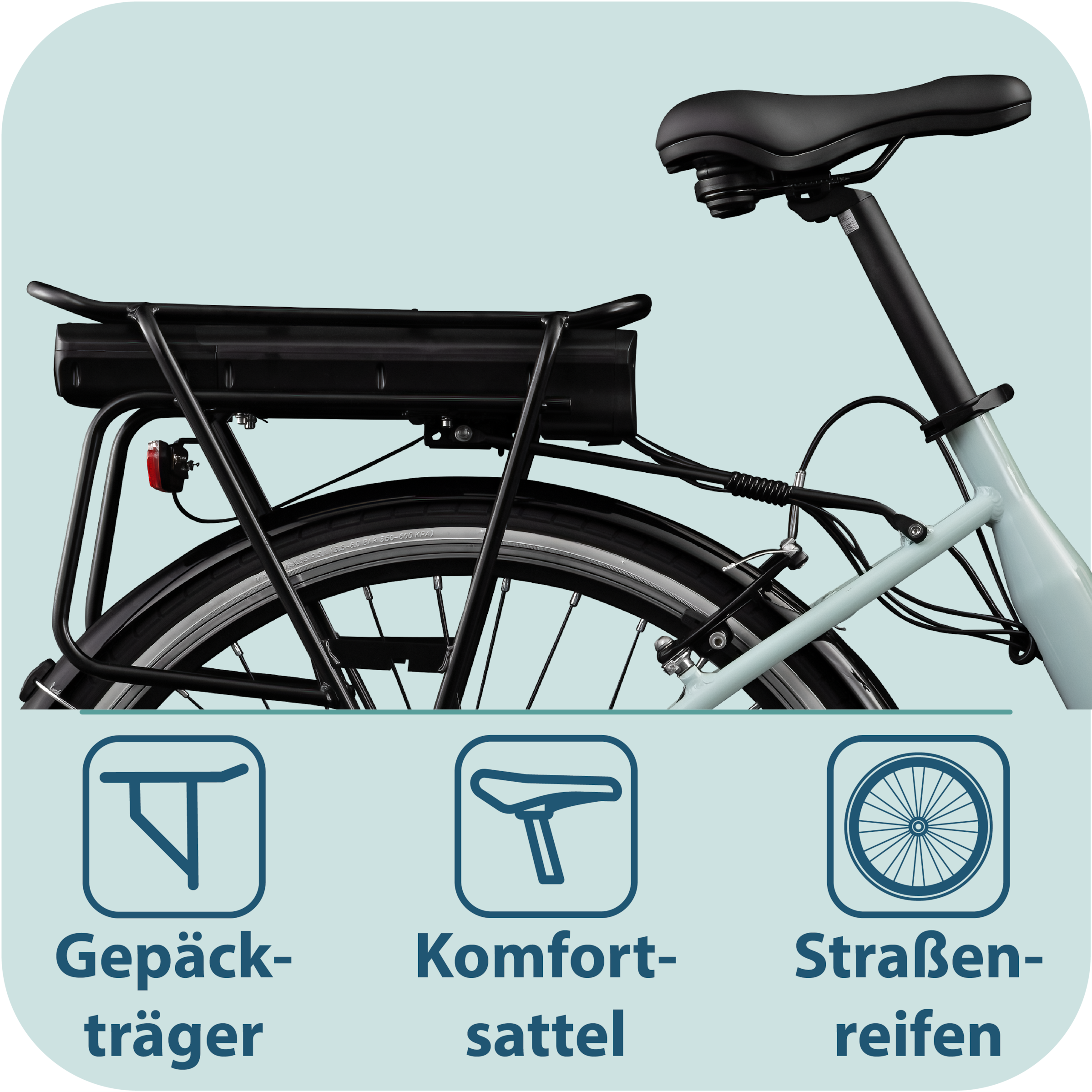 Tretwerk »Linea« 3 Gang Nabenschaltung Frontmotor 250 W tiefer Einstieg