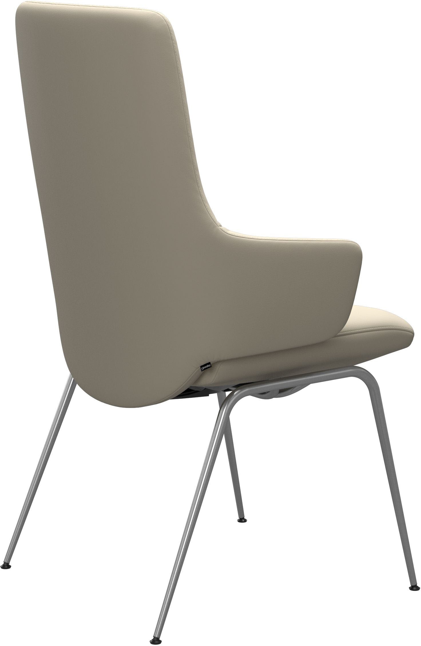 Stressless® Polsterstuhl »Laurel«, Leder BATICK, High Back mit Armlehne, Größe L, mit Beinen aus Stahl in Chrom