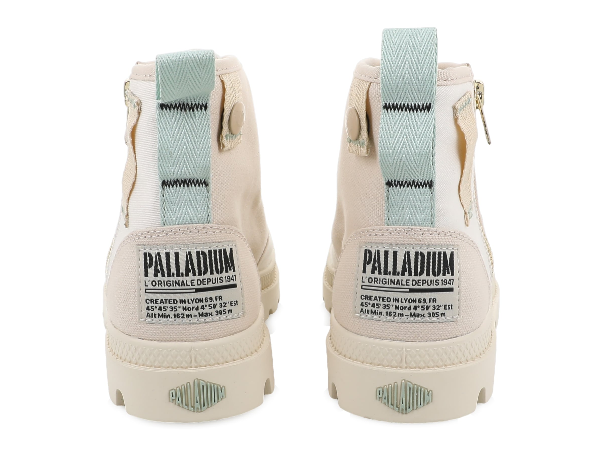 Palladium Schnürboots »PAMPA DETROIT ZIP SU«  Schnürstiefel, Schnürstiefelette aus Canvas mit Reißverschluss